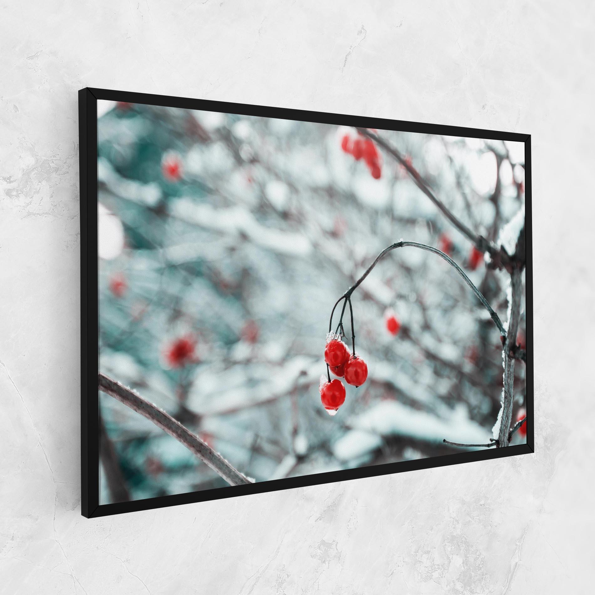 Leinwandbild Snow Red Fruits mockup 1