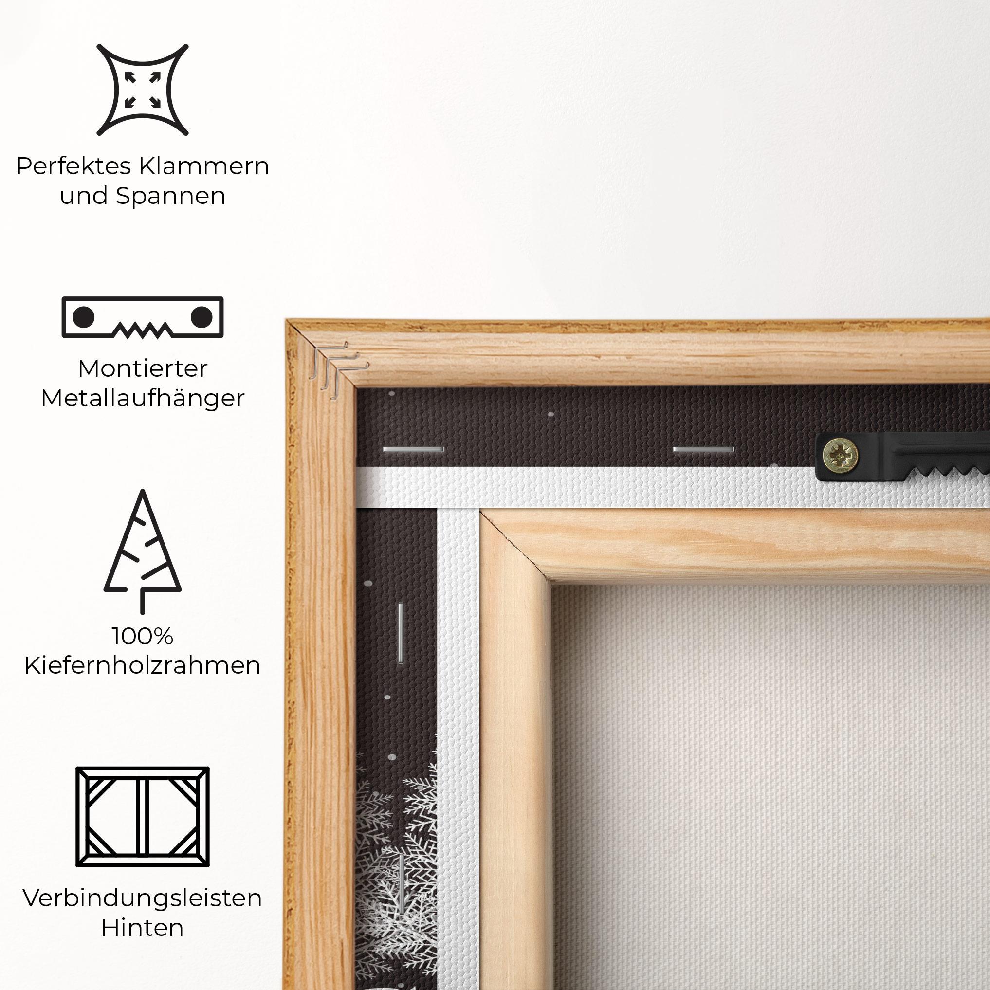 Leinwandbild Brown Sky Winter mockup 5