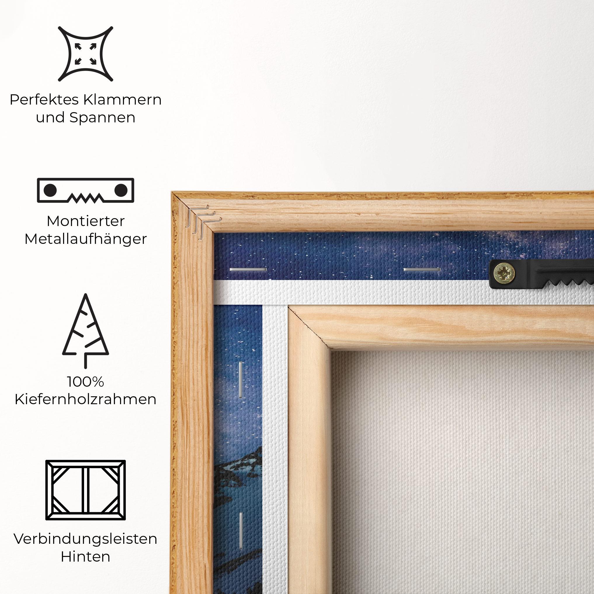 Leinwandbild Pretty Sky Winter mockup 5