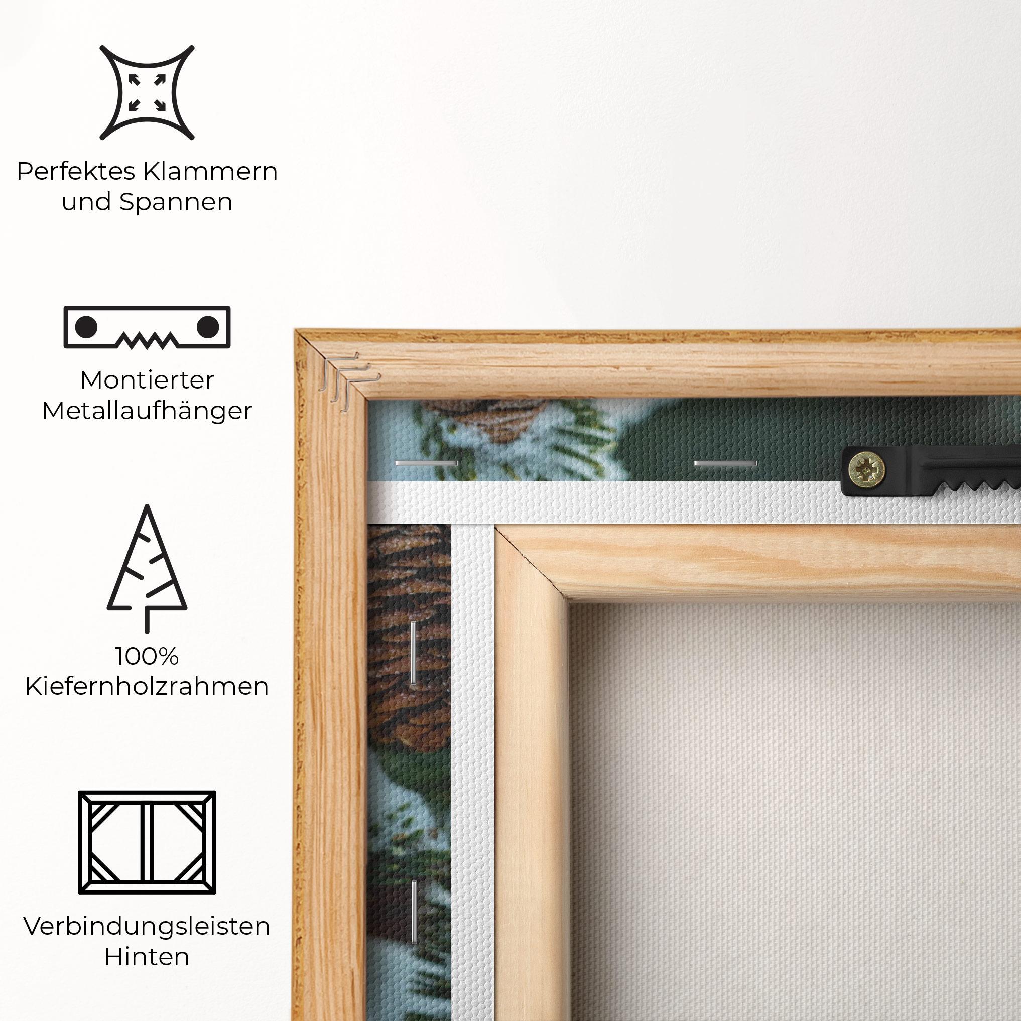 Leinwandbild Pretty Snow Cones mockup 5