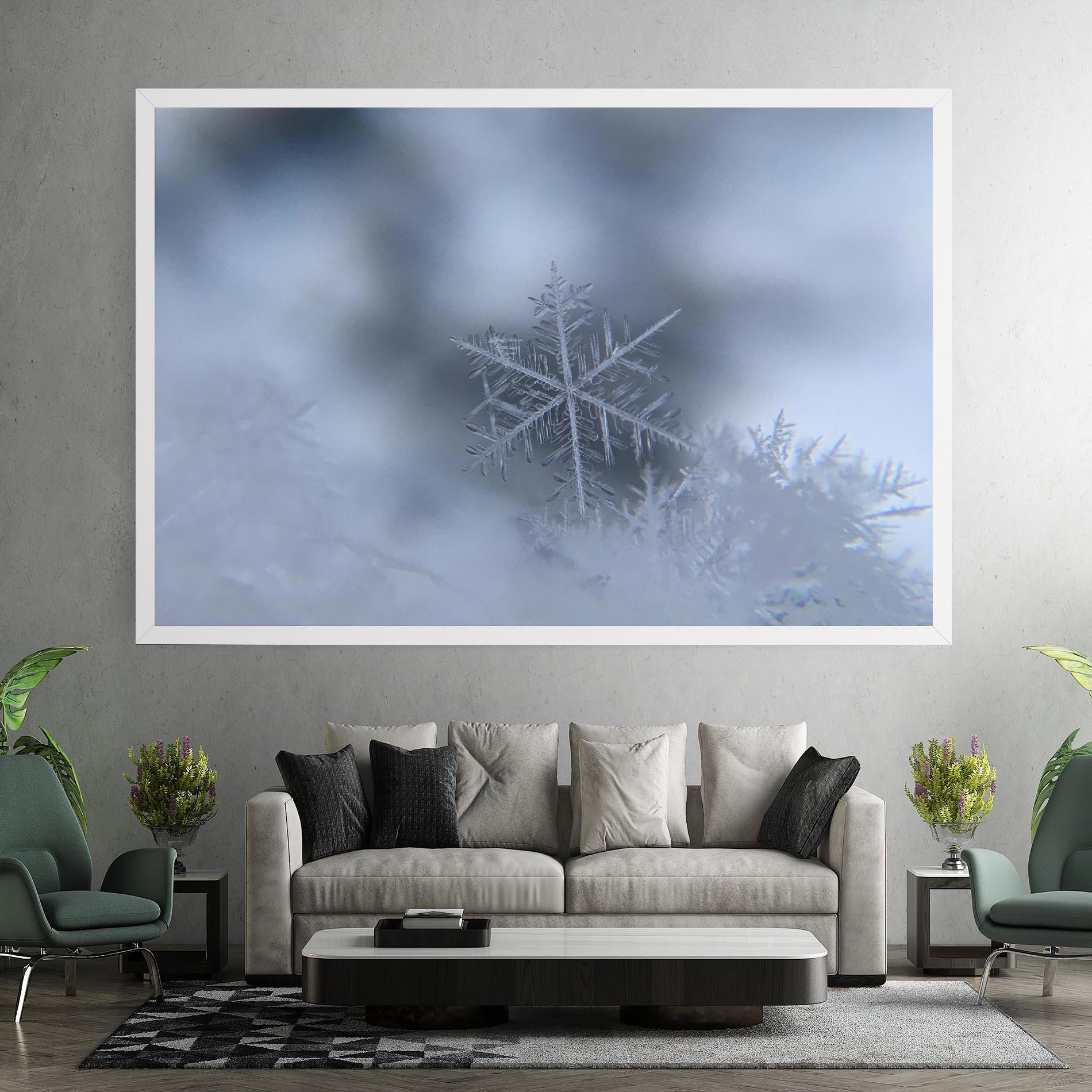 Leinwandbild Pretty Snowflake mockup 7