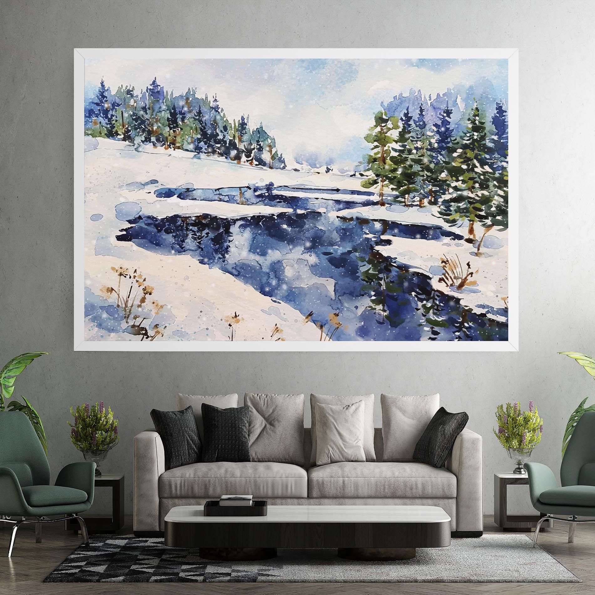 Winter Painting mockup 7