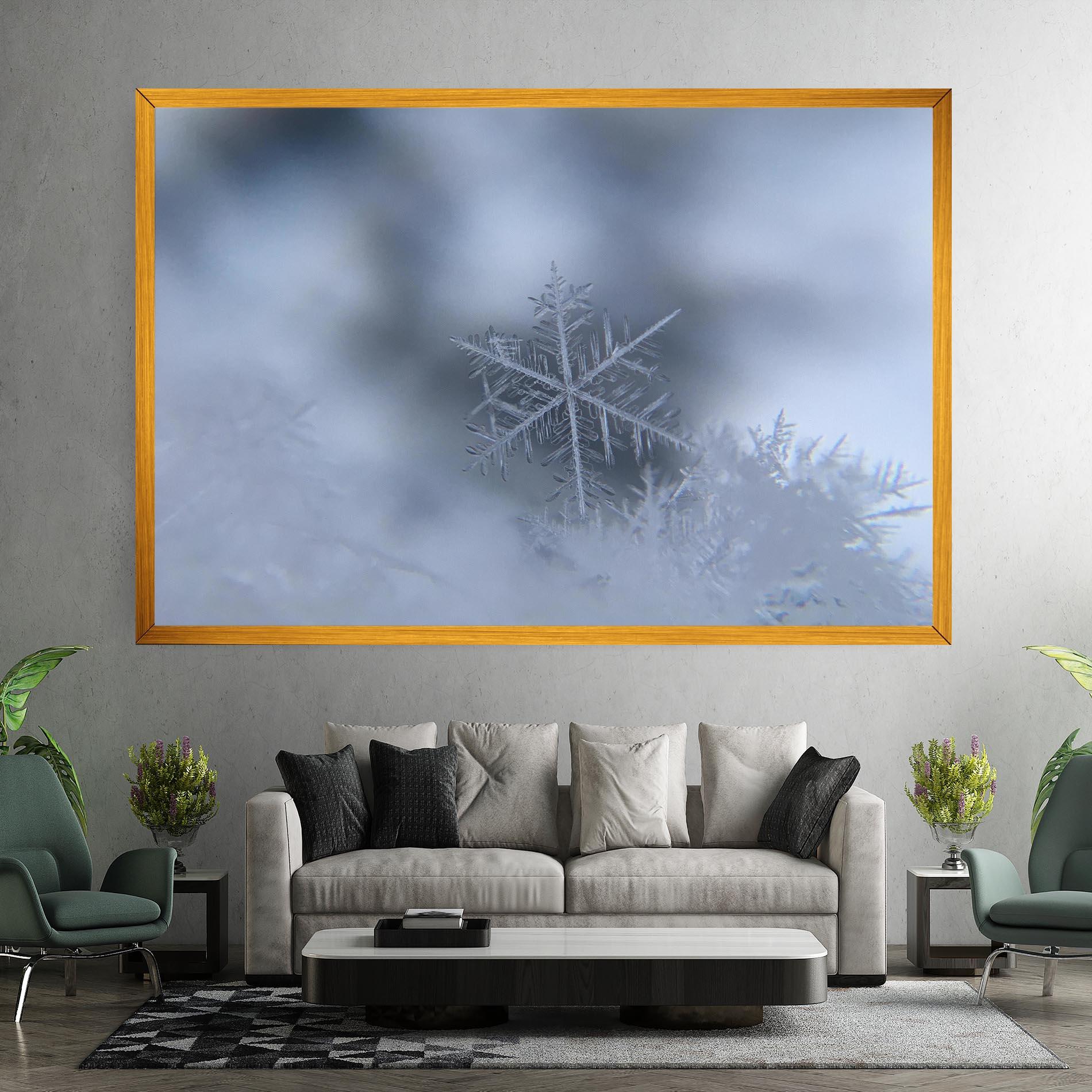 Leinwandbild Pretty Snowflake mockup 7