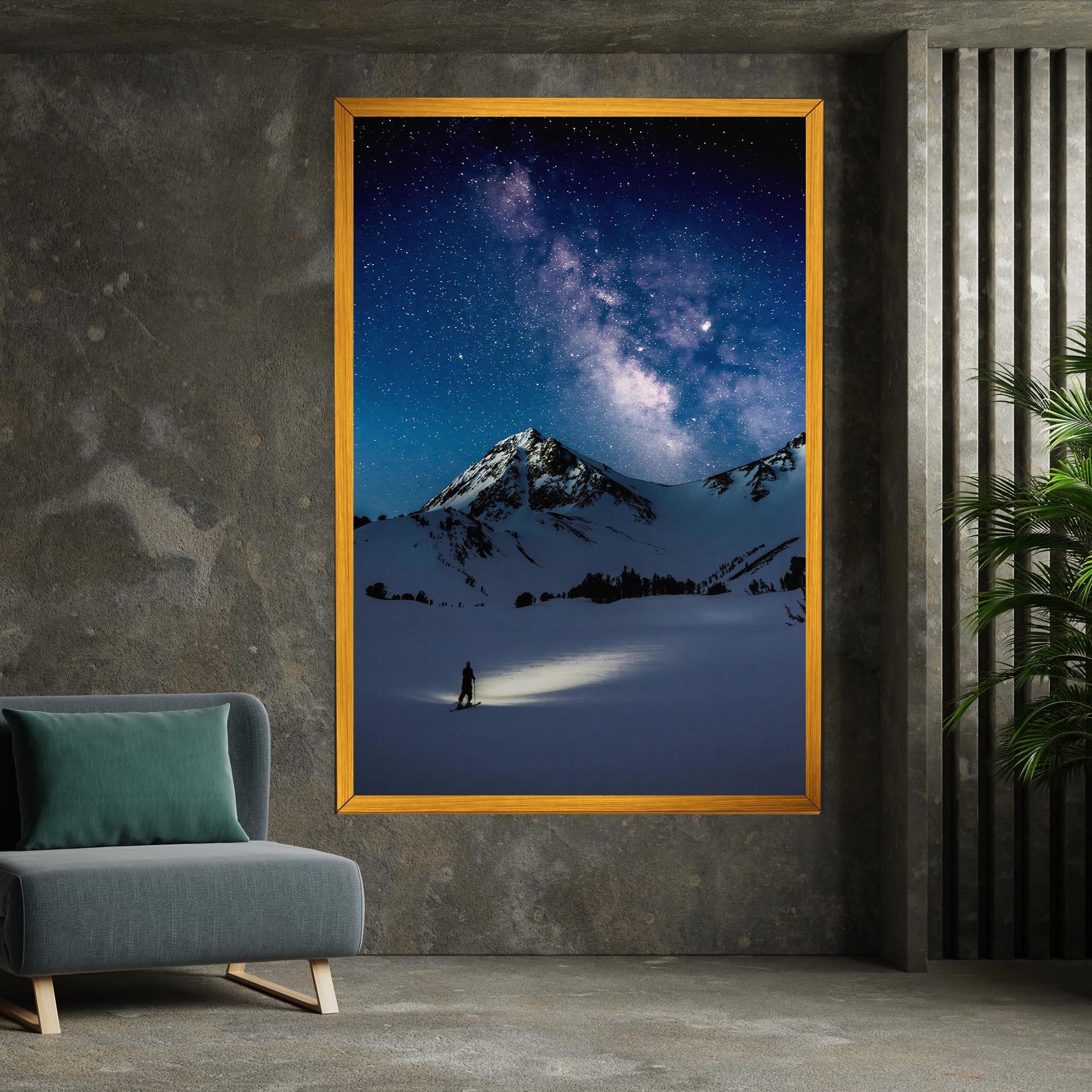 Leinwandbild Pretty Sky Winter mockup 7