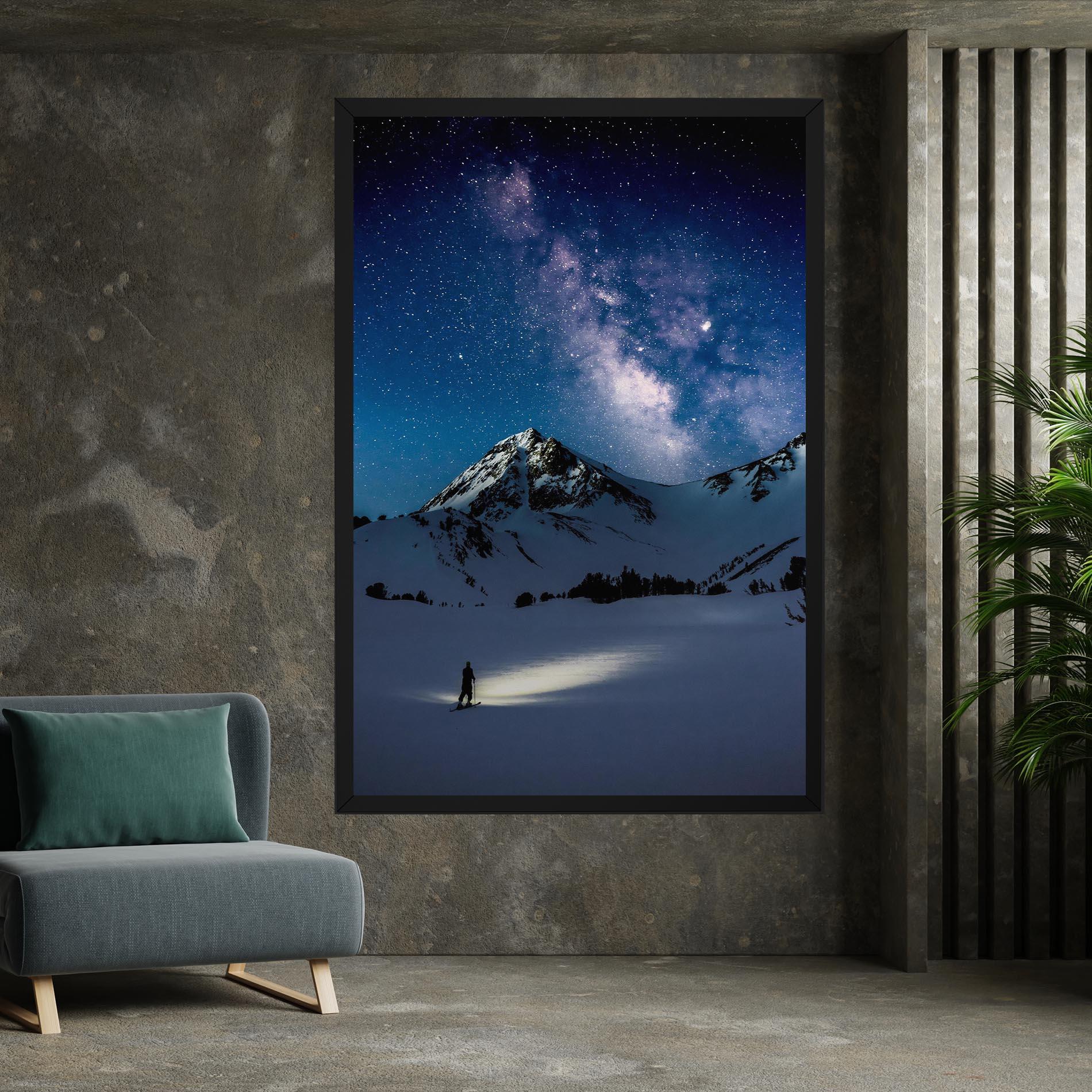 Leinwandbild Pretty Sky Winter mockup 7