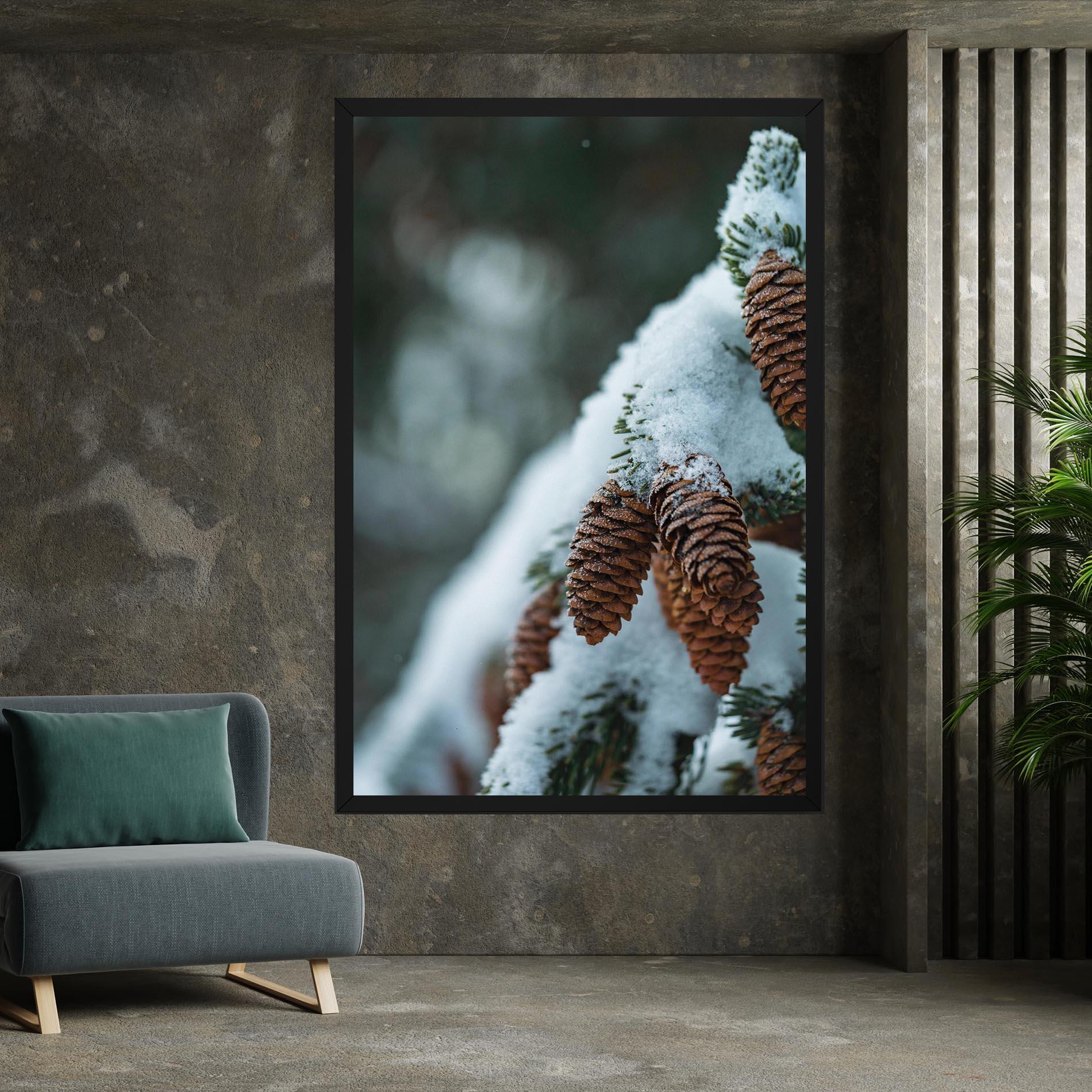 Leinwandbild Pretty Snow Cones mockup 7