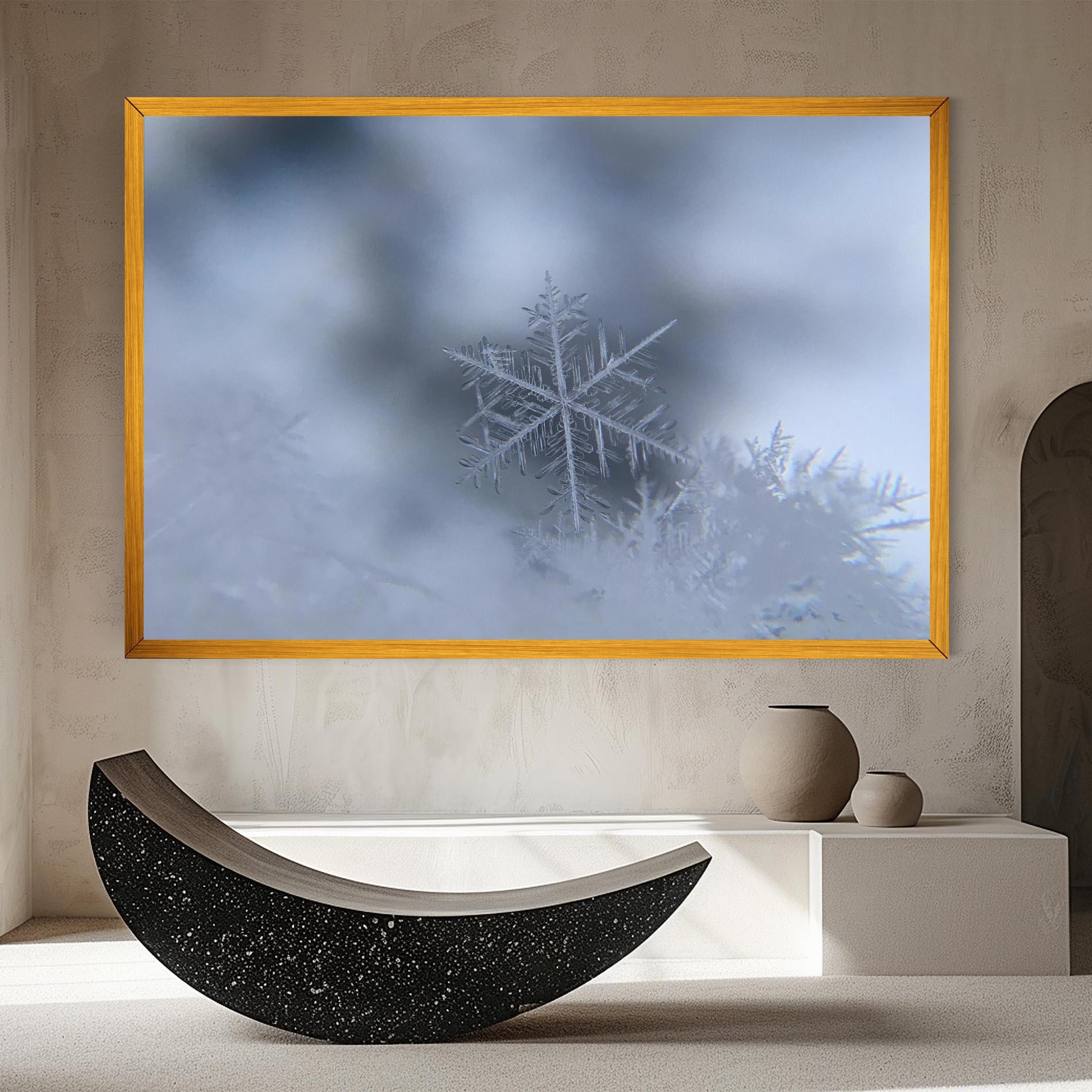 Leinwandbild Pretty Snowflake mockup 8