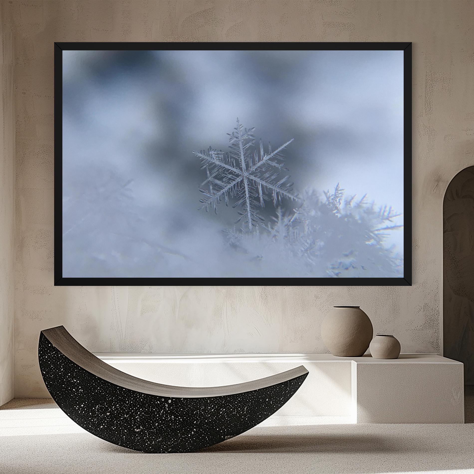 Leinwandbild Pretty Snowflake mockup 8