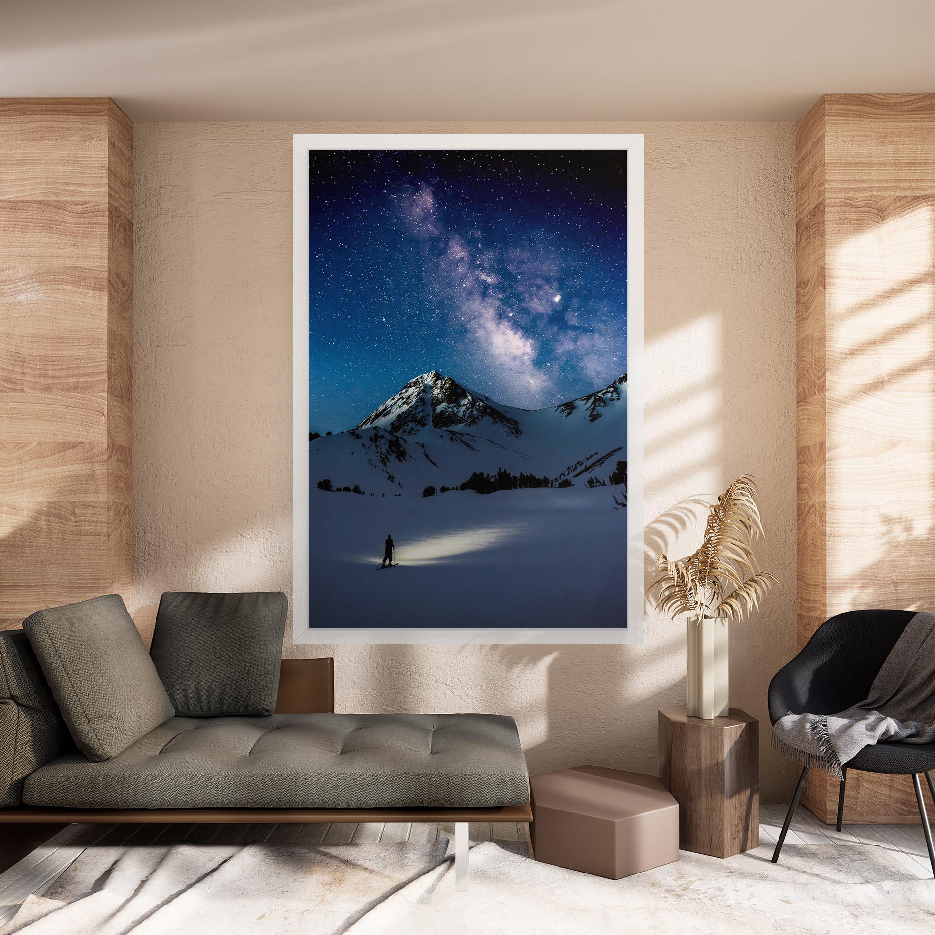 Leinwandbild Pretty Sky Winter mockup 8