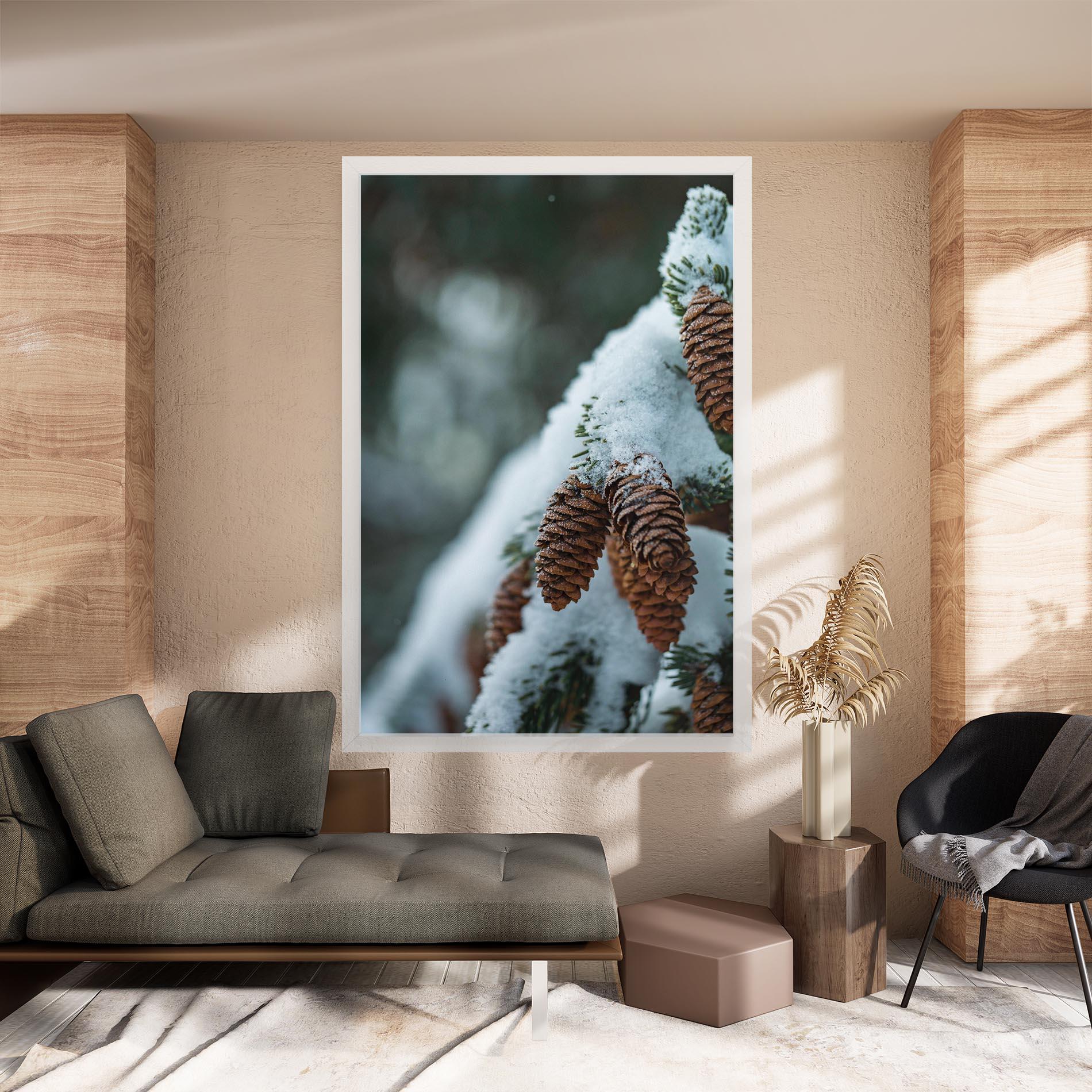 Leinwandbild Pretty Snow Cones mockup 8