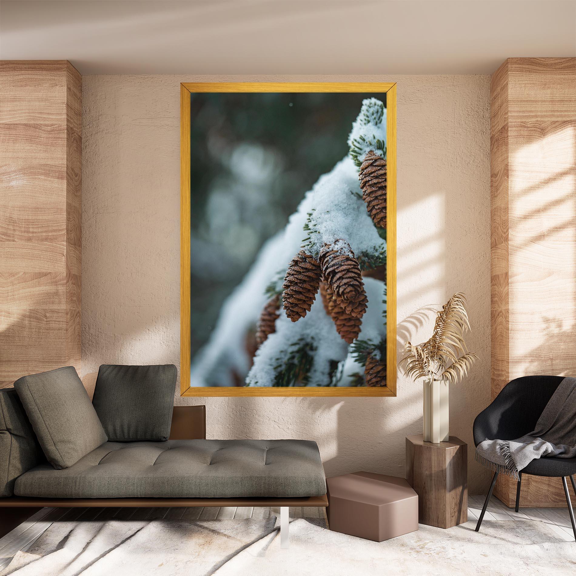 Leinwandbild Pretty Snow Cones mockup 8