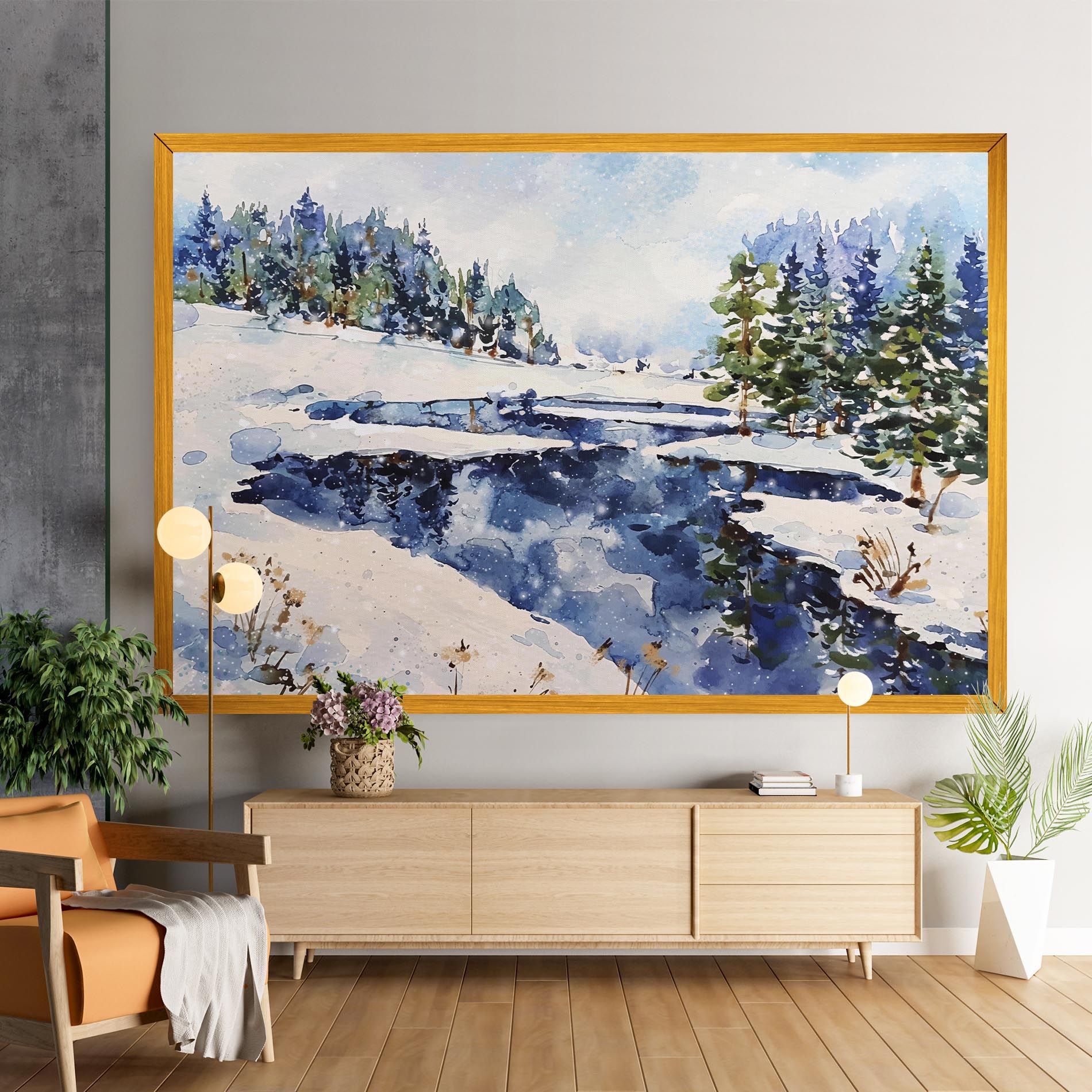 Winter Painting mockup 9