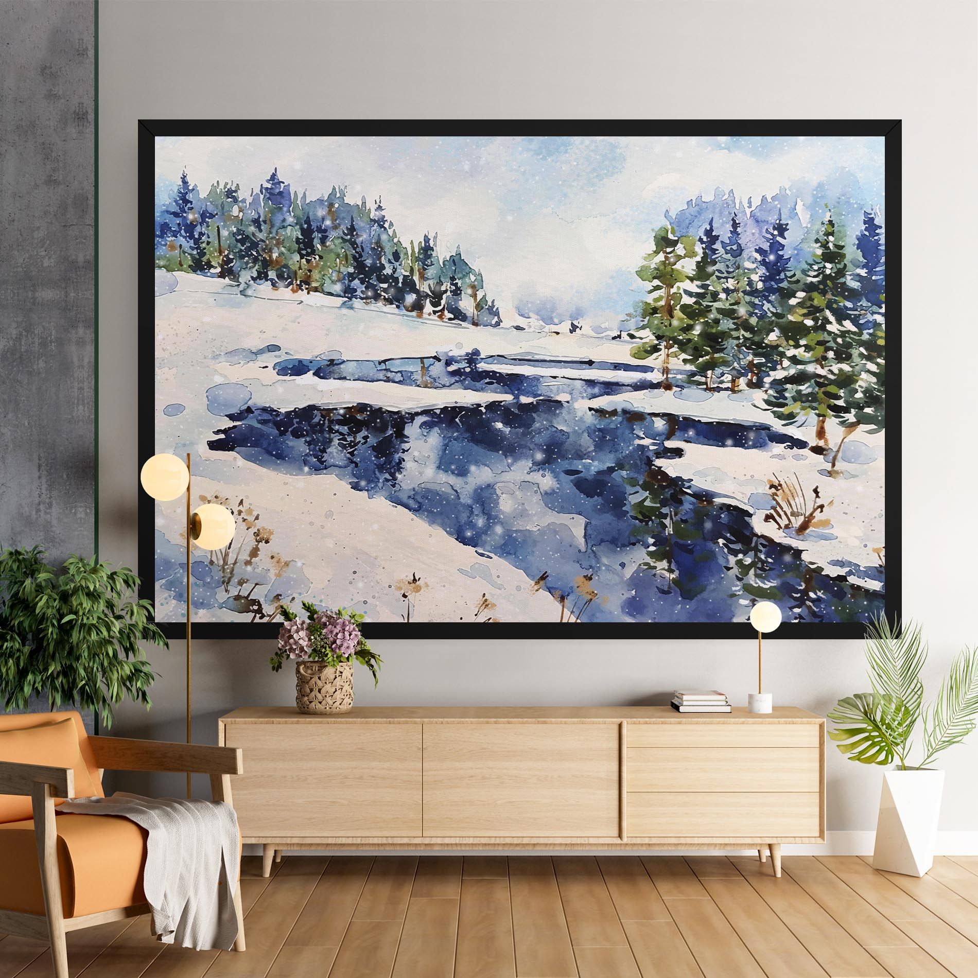 Winter Painting mockup 9