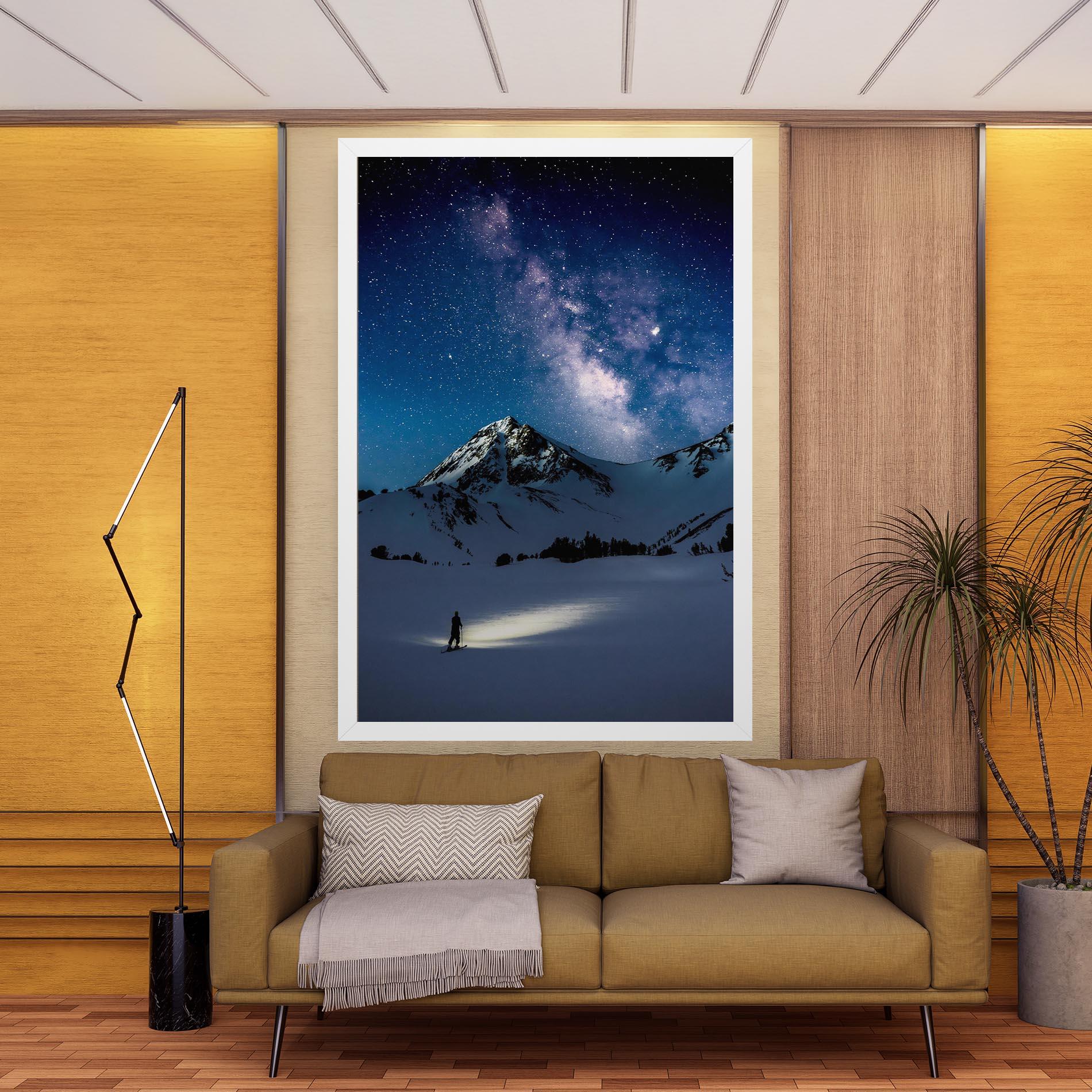 Leinwandbild Pretty Sky Winter mockup 9
