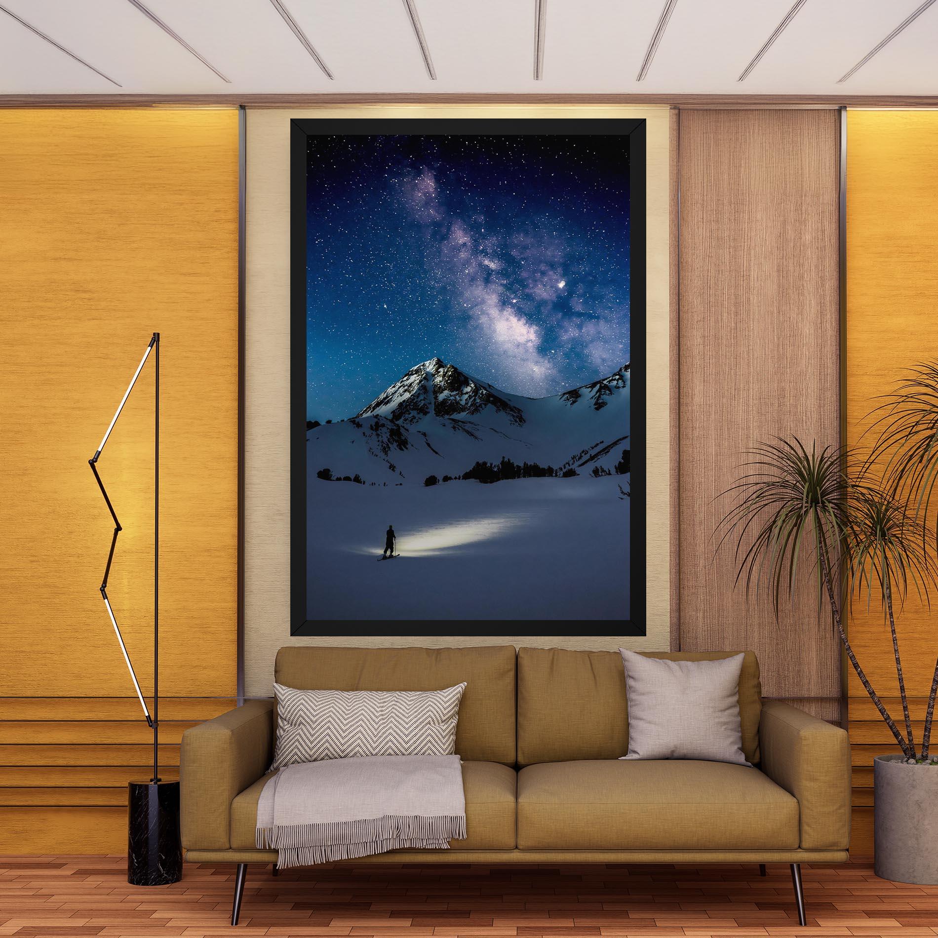 Leinwandbild Pretty Sky Winter mockup 9