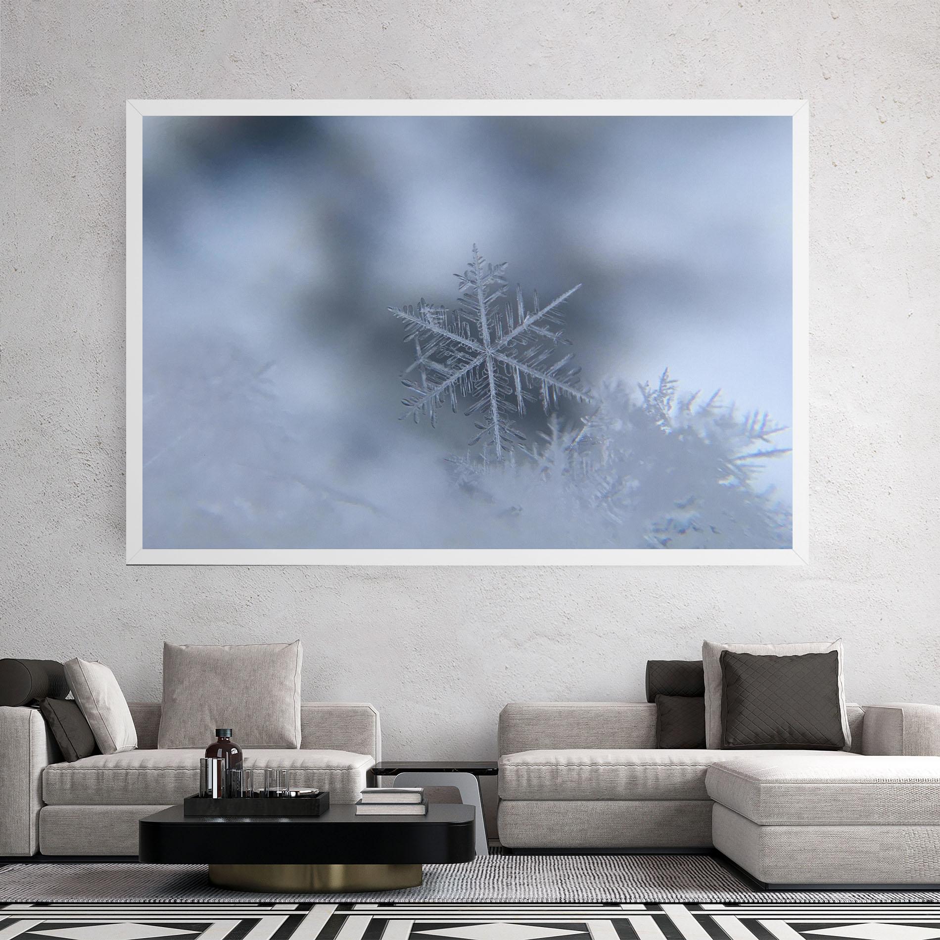 Leinwandbild Pretty Snowflake mockup 2
