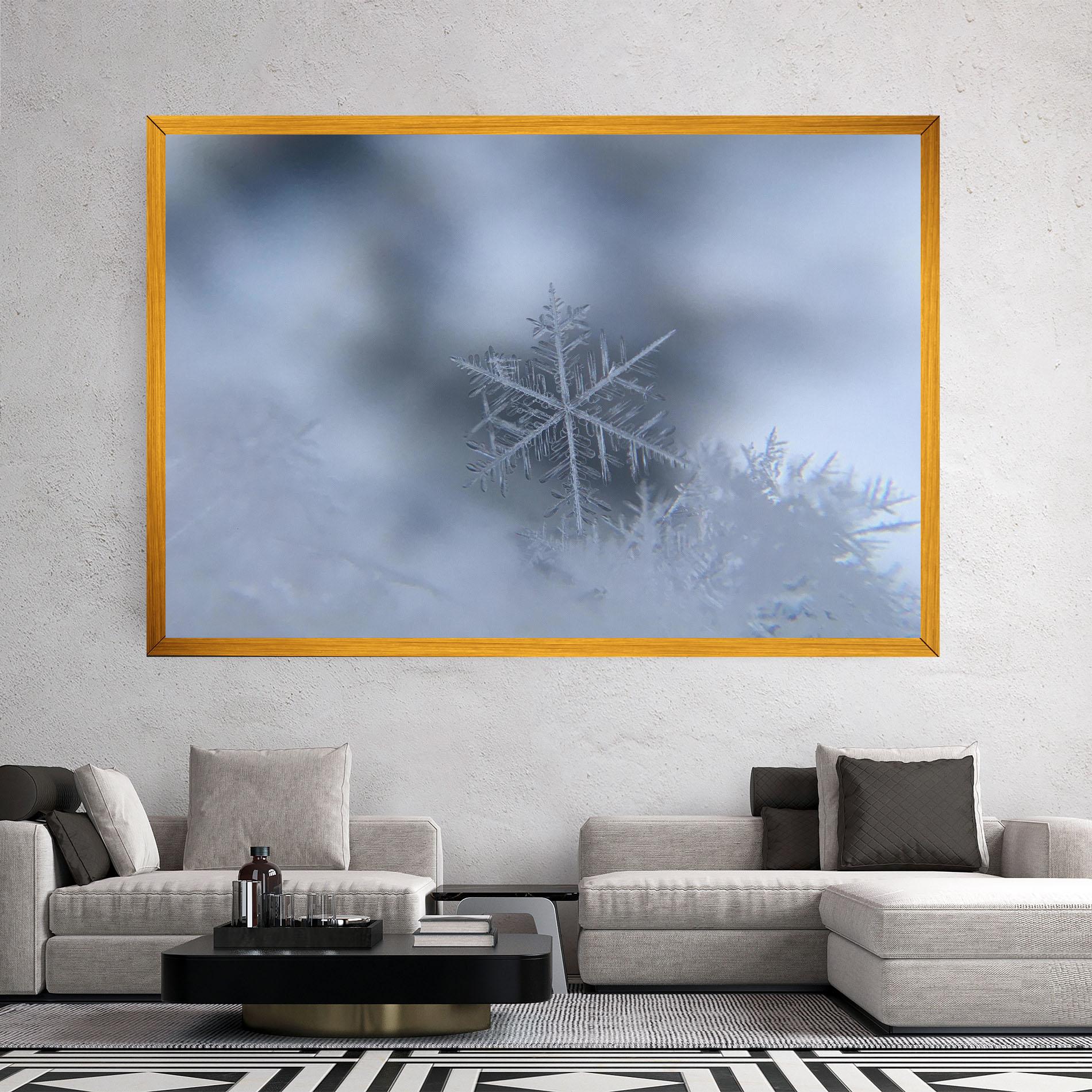 Leinwandbild Pretty Snowflake mockup 2