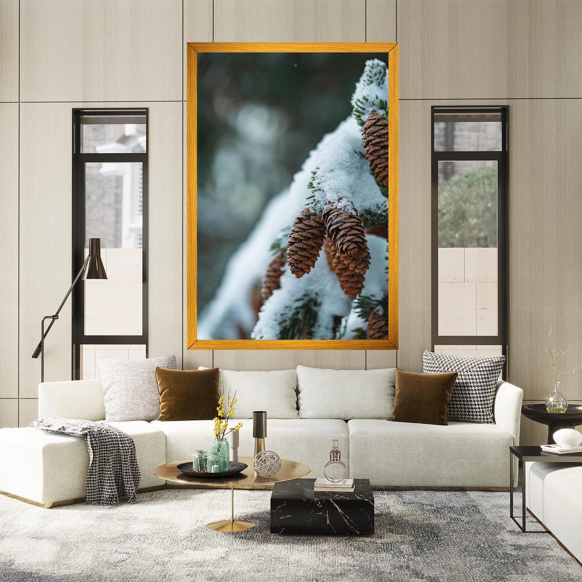 Leinwandbild Pretty Snow Cones mockup 2