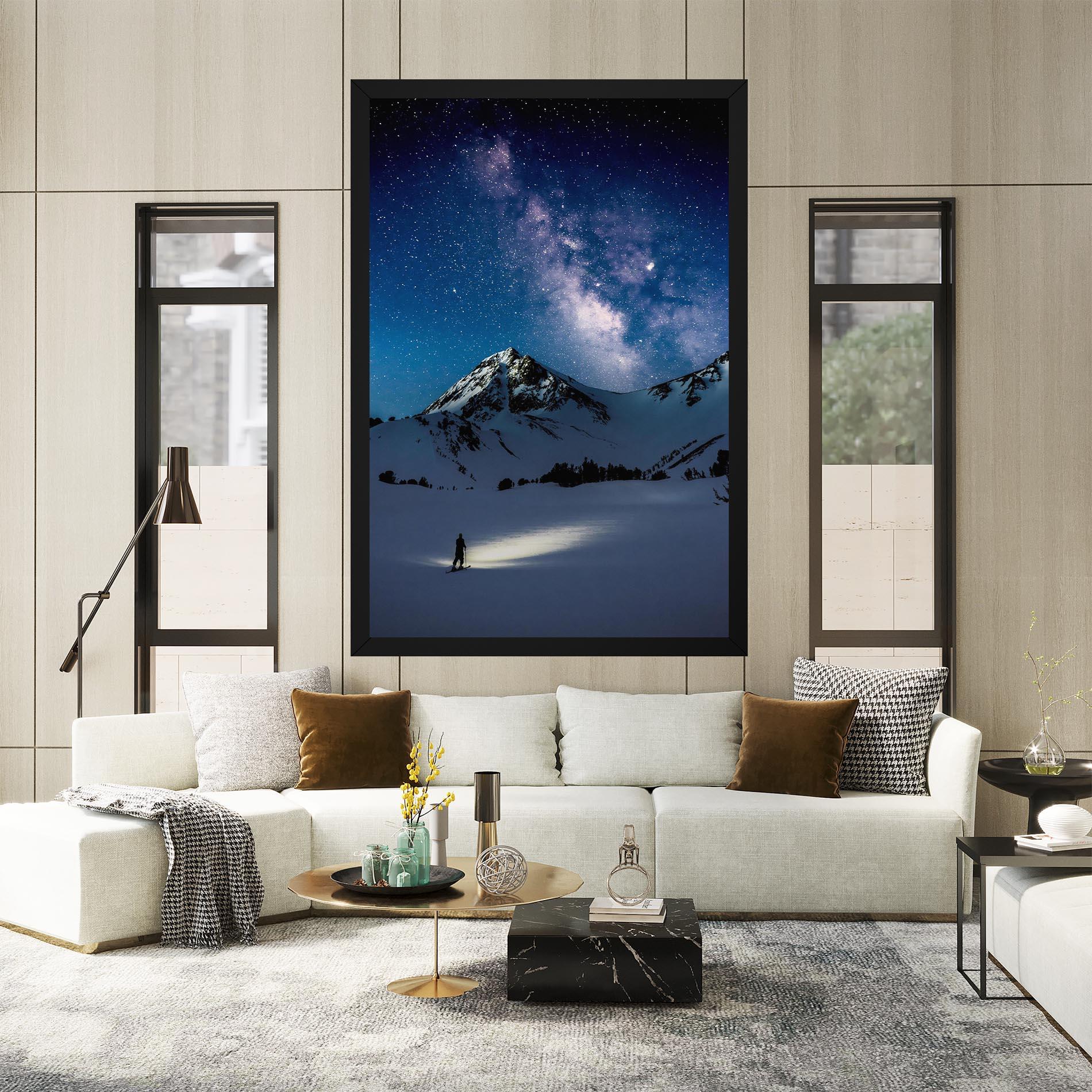 Leinwandbild Pretty Sky Winter mockup 2