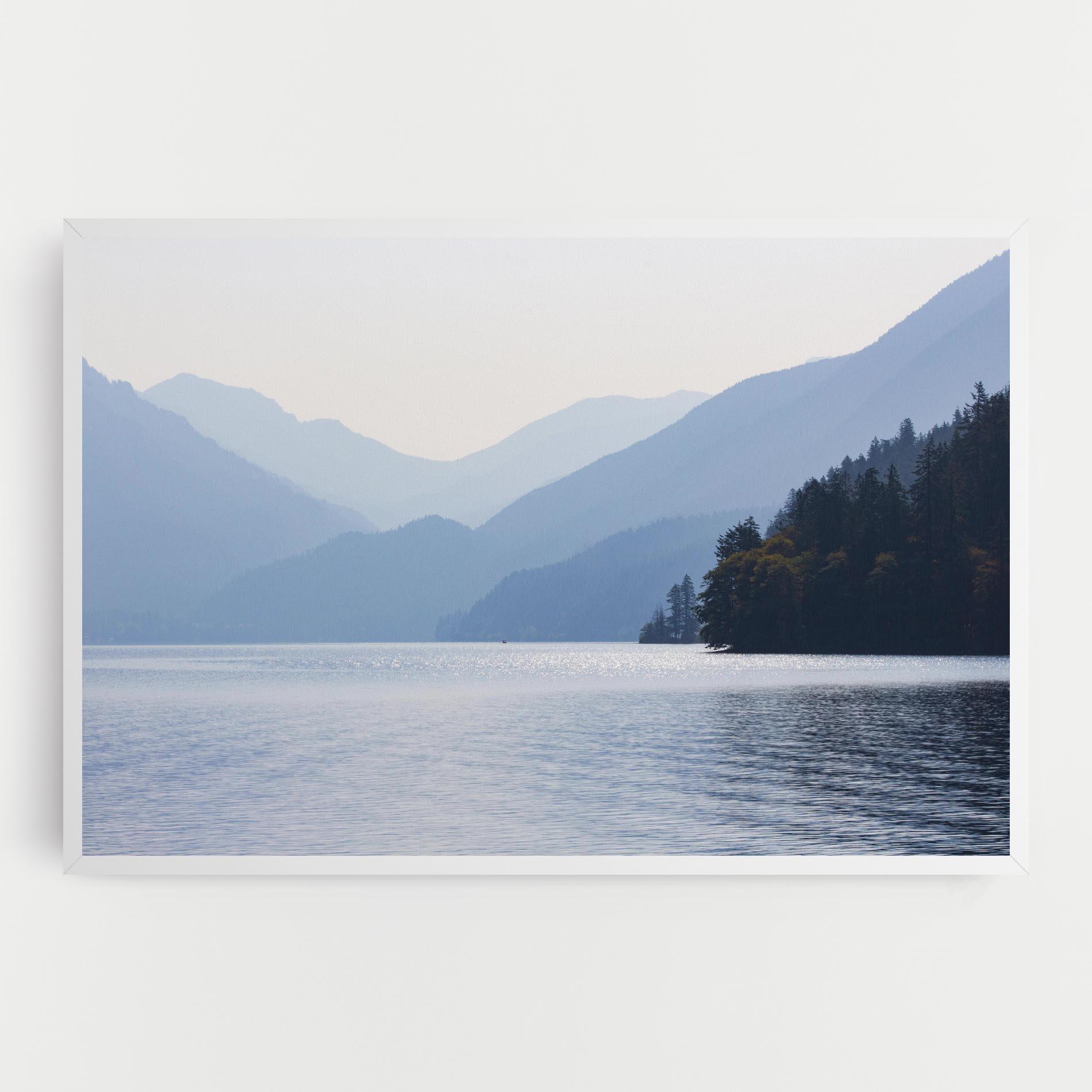 Leinwandbild Grey Lake View mockup 0