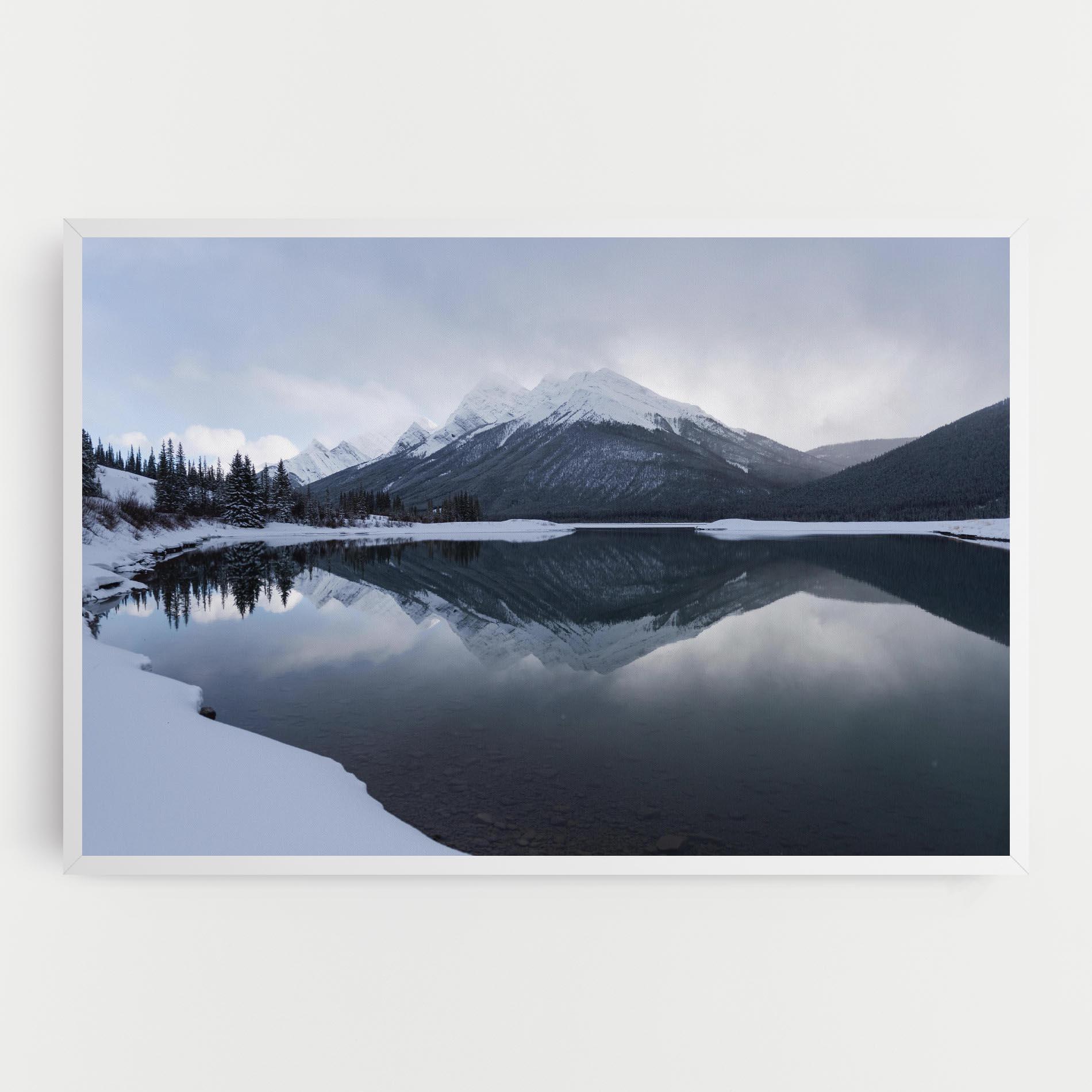 Leinwandbild Grey Lake mockup 0