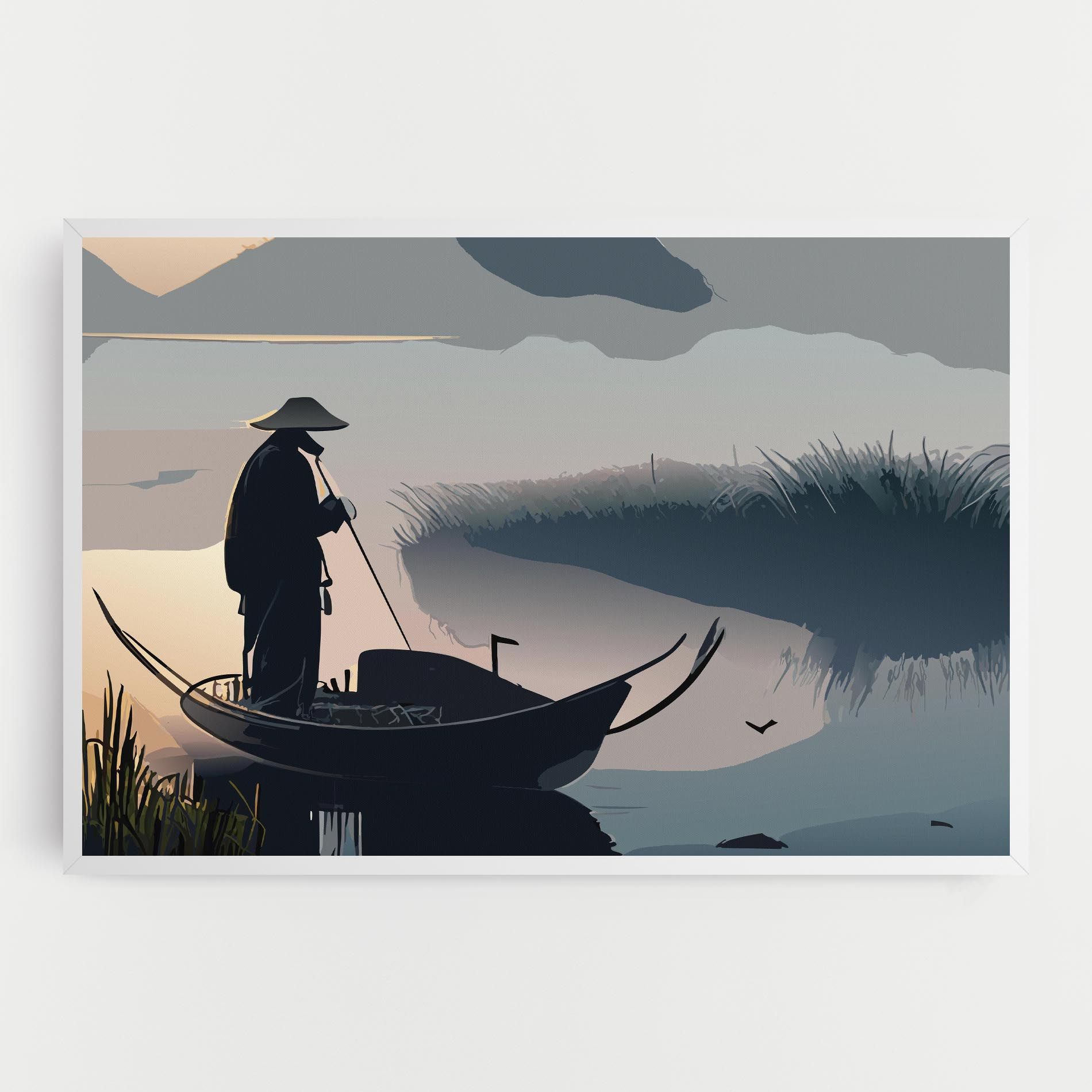 Japan Lake Man mockup 0