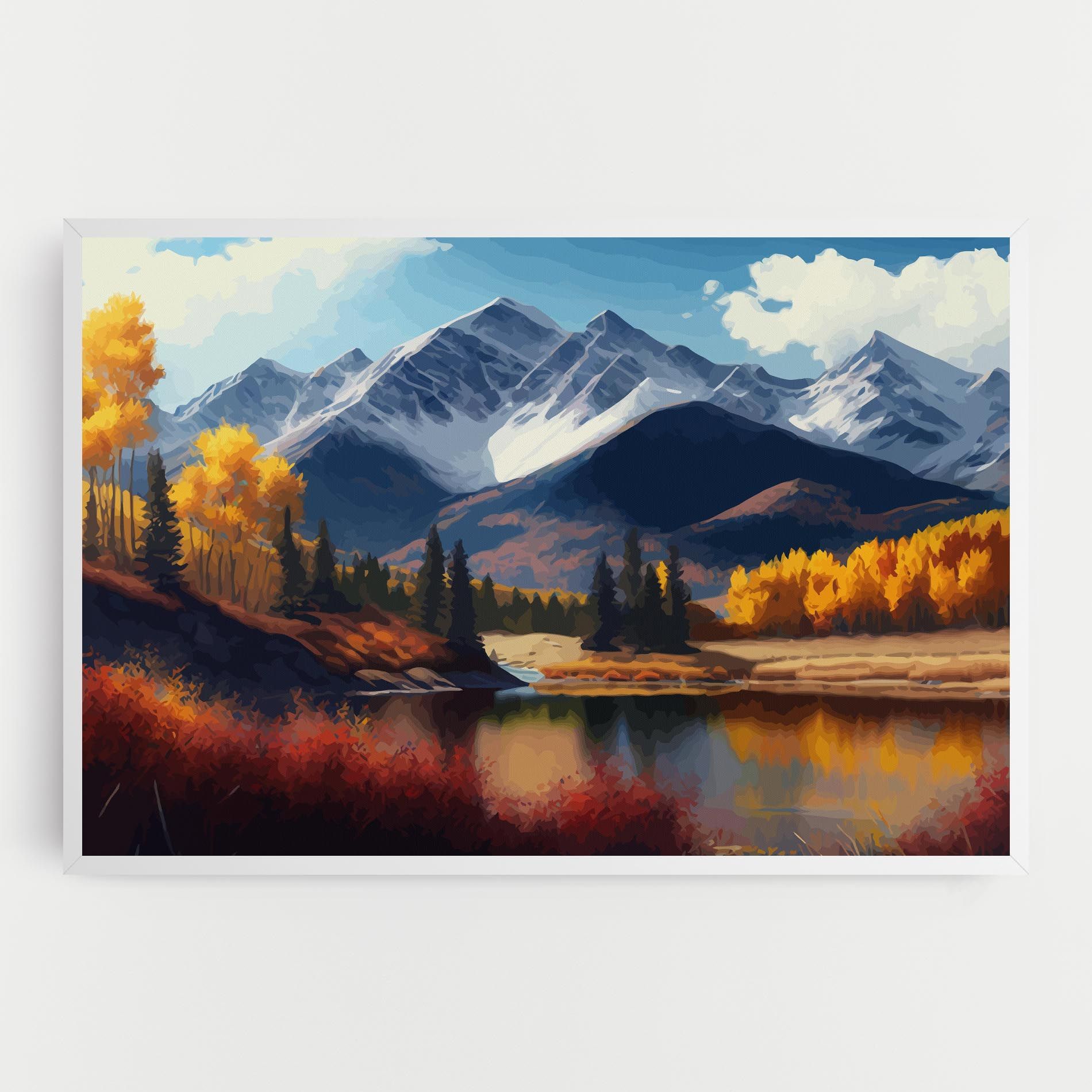Lake Autumn View mockup 0