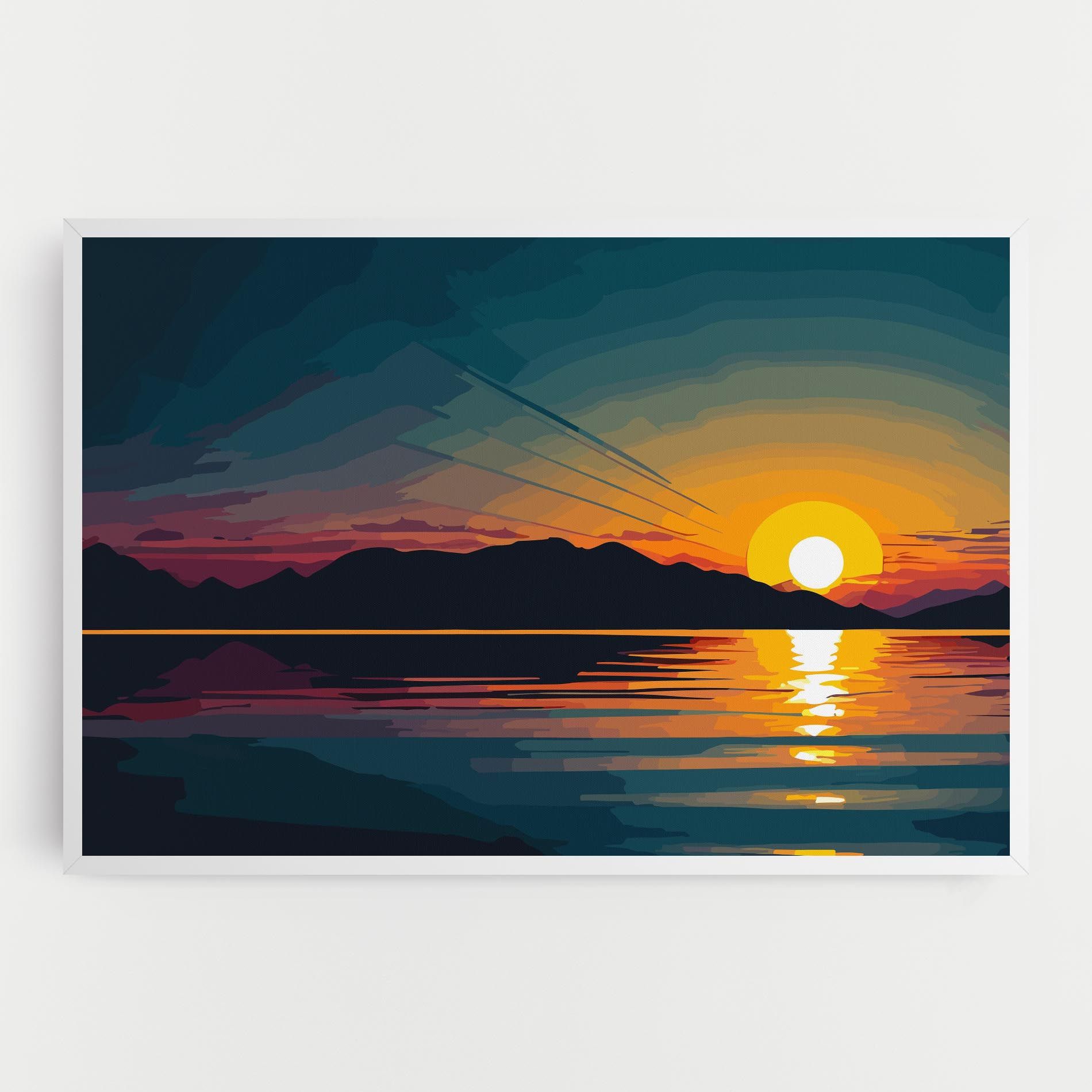 Sunset Art Lake mockup 0