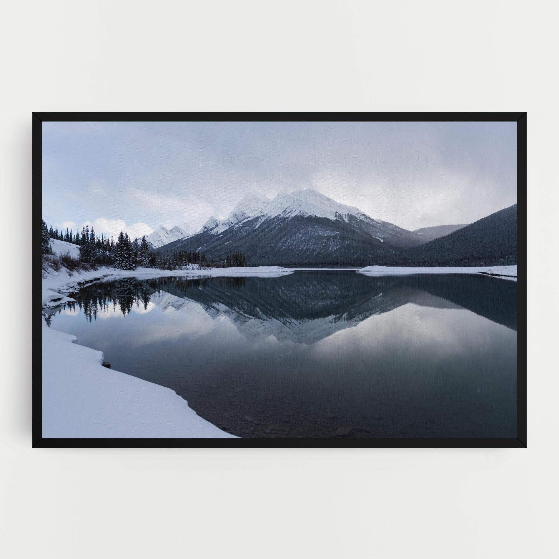 Leinwandbild Grey Lake mockup 0