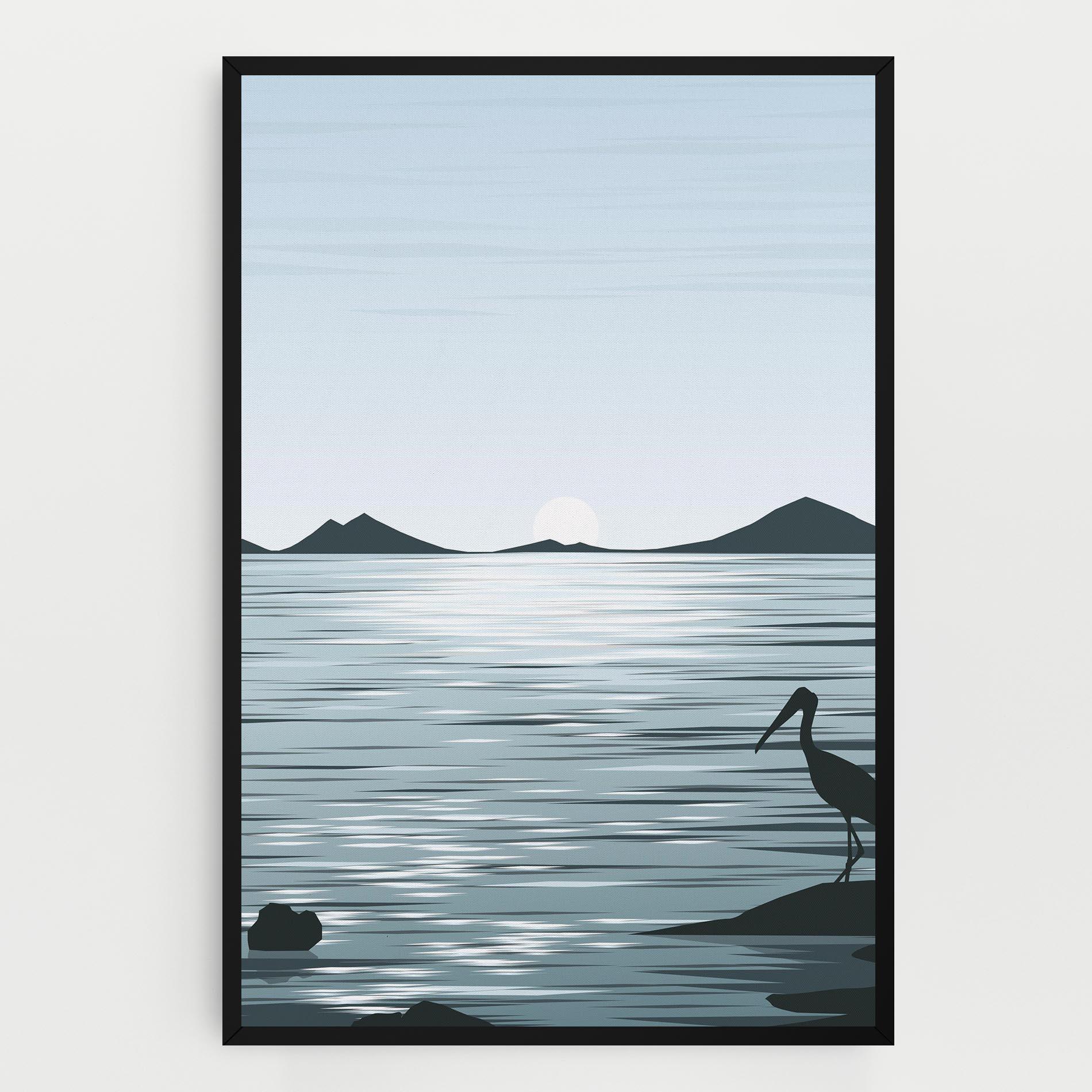 Leinwandbild Sparkling_lake_view mockup 0