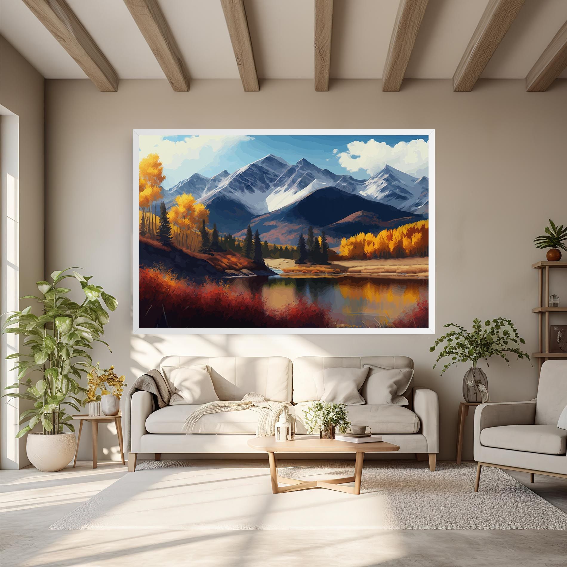 Lake Autumn View mockup 6