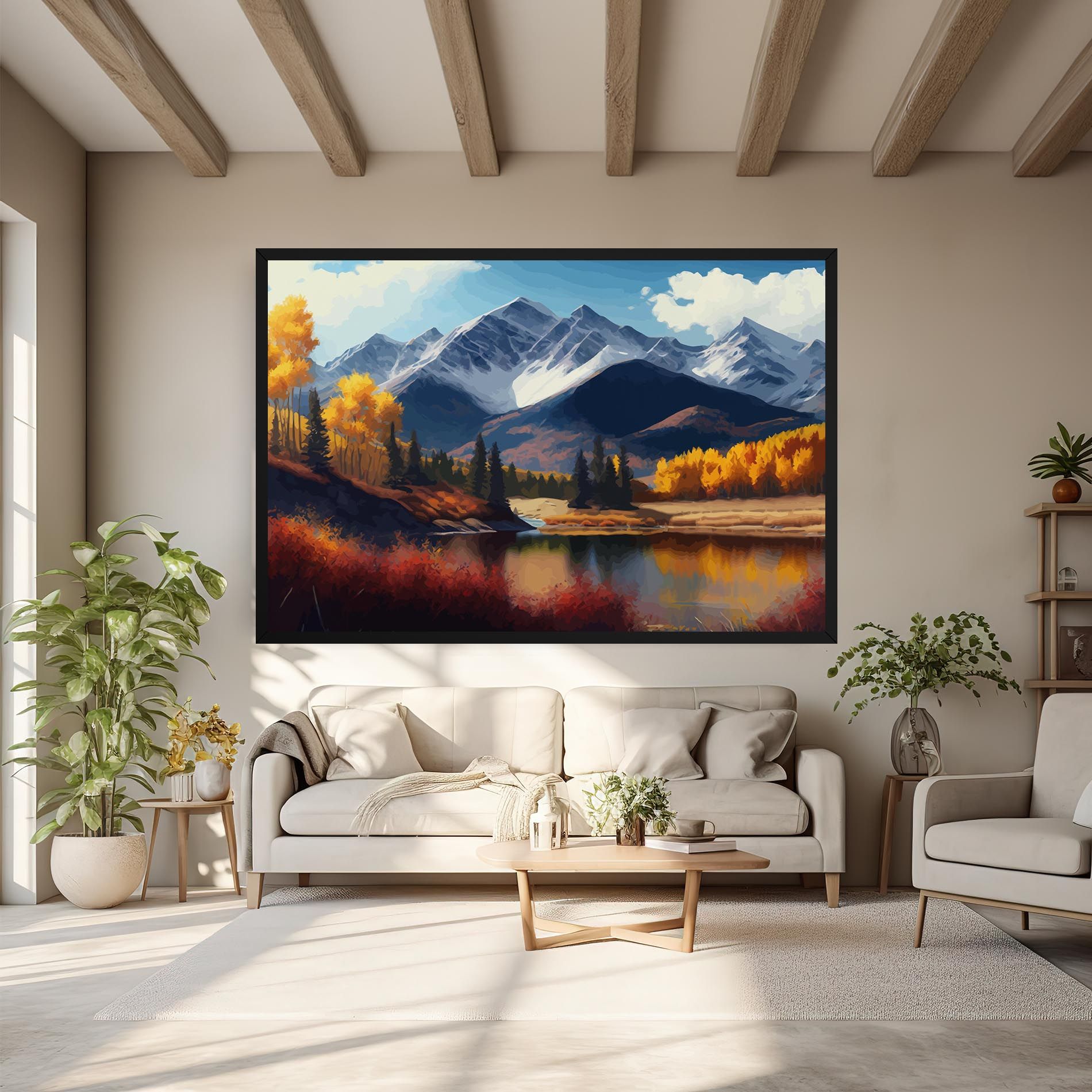 Lake Autumn View mockup 6