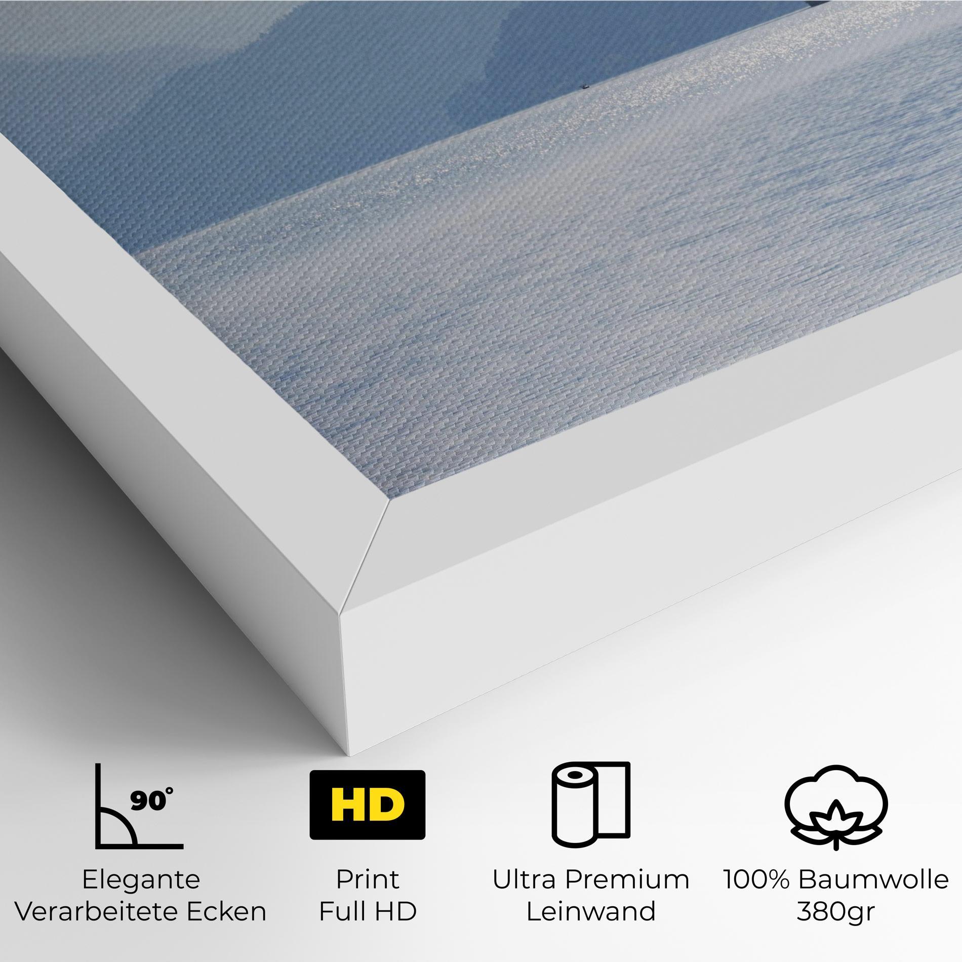 Leinwandbild Grey Lake View mockup 4