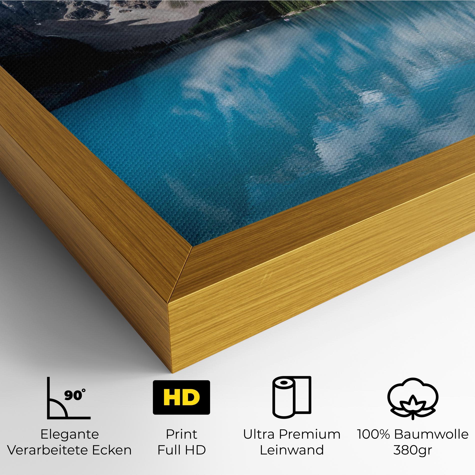 Leinwandbild Beautiful Lake Canada mockup 4