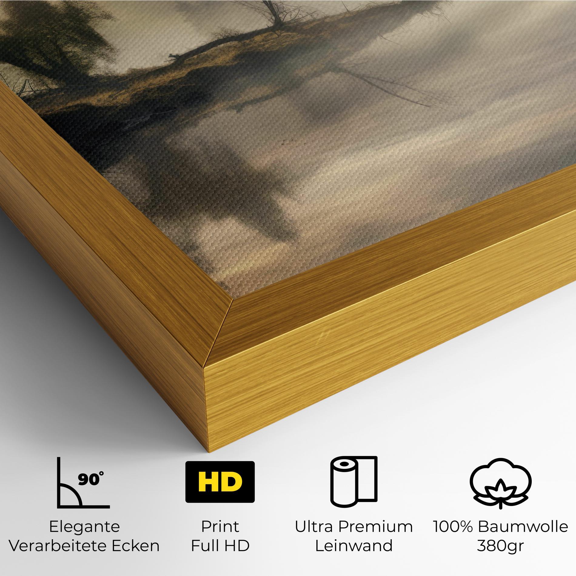 Leinwandbild Foggy Morning mockup 4