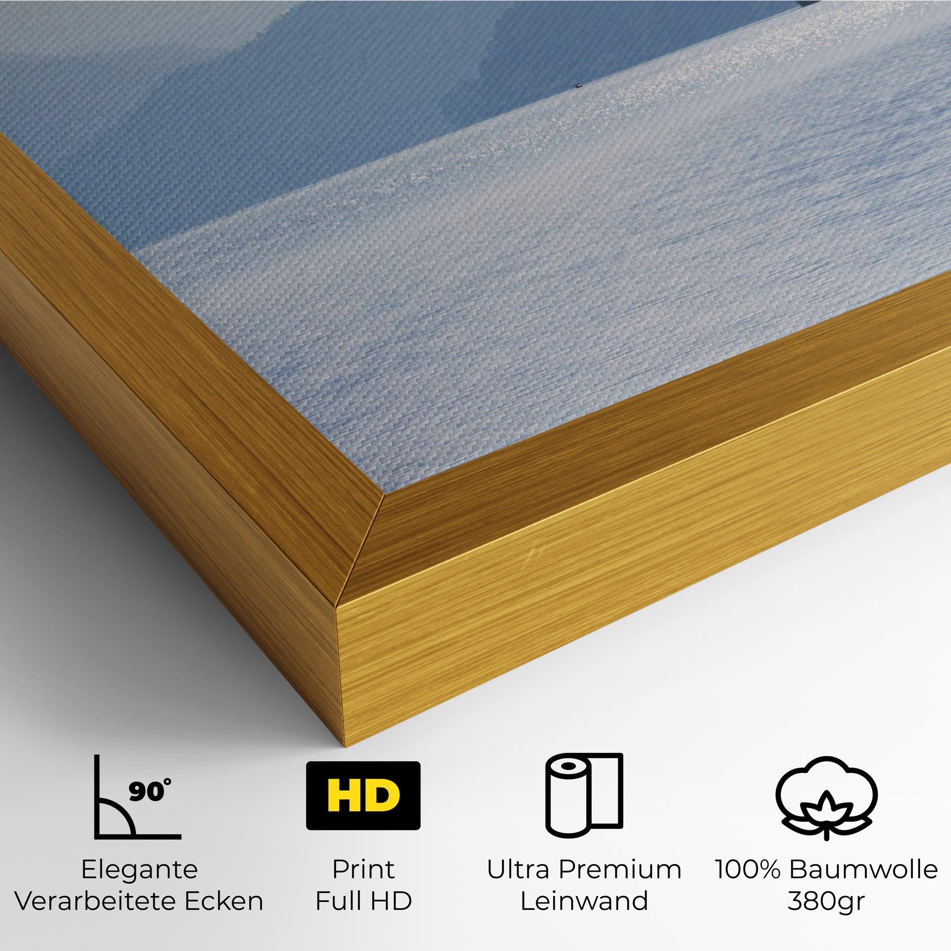Leinwandbild Grey Lake View mockup 4