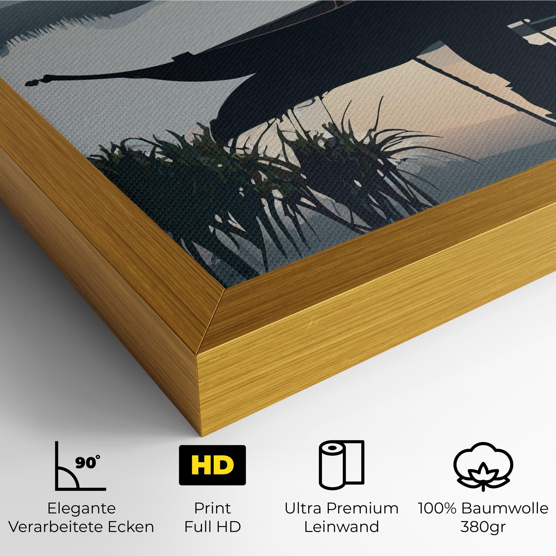 Leinwandbild Japan Fisherman mockup 4