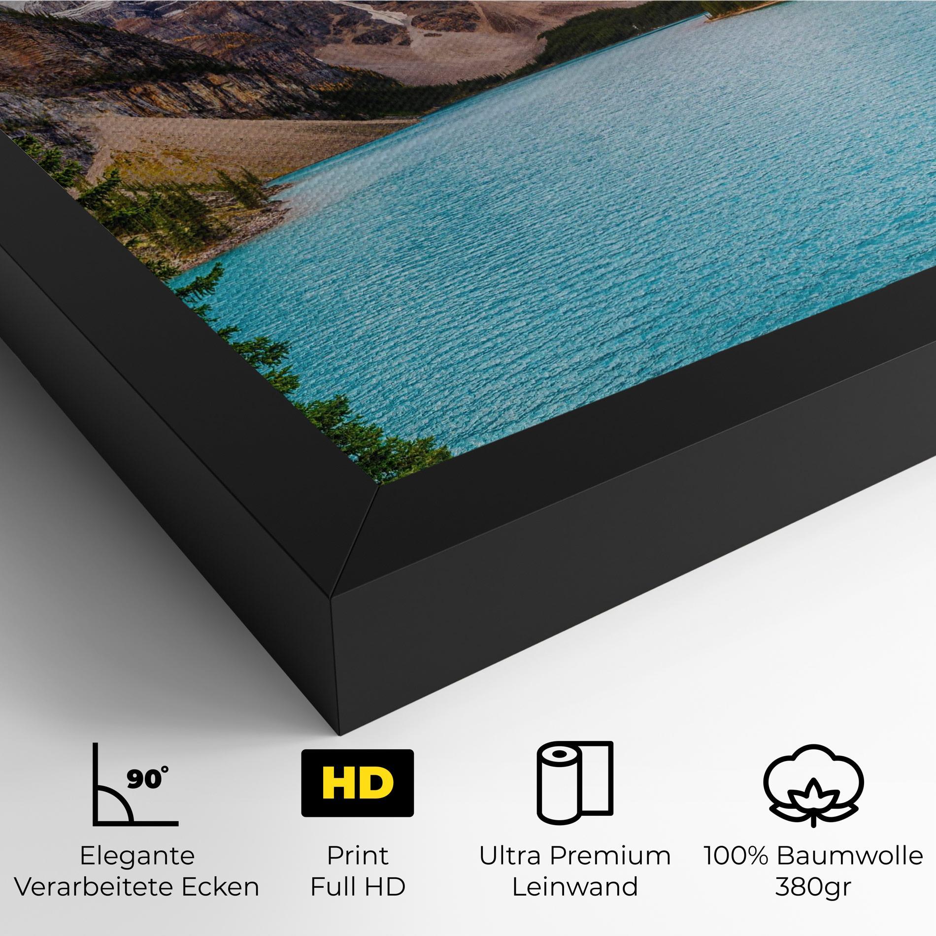 Leinwandbild Blue Magic Lake mockup 4