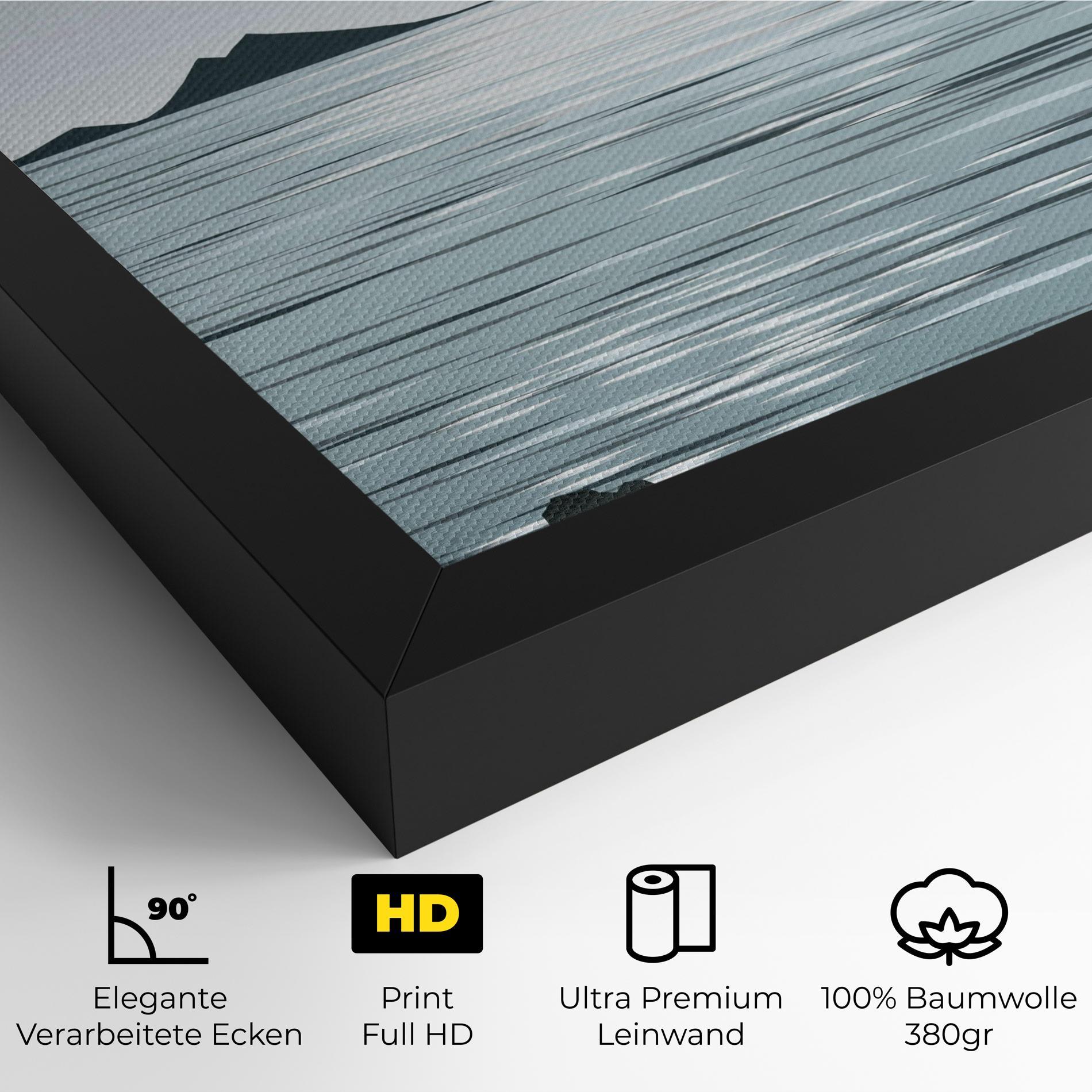 Leinwandbild Sparkling_lake_view mockup 4