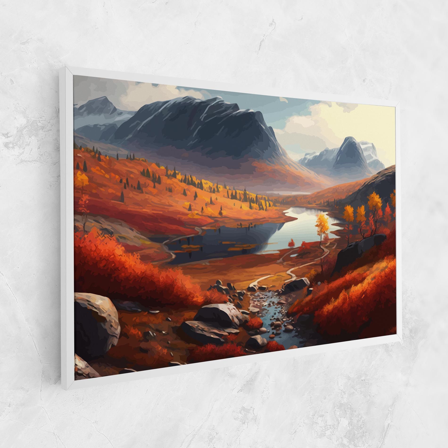 Autumn Field Lake mockup 1