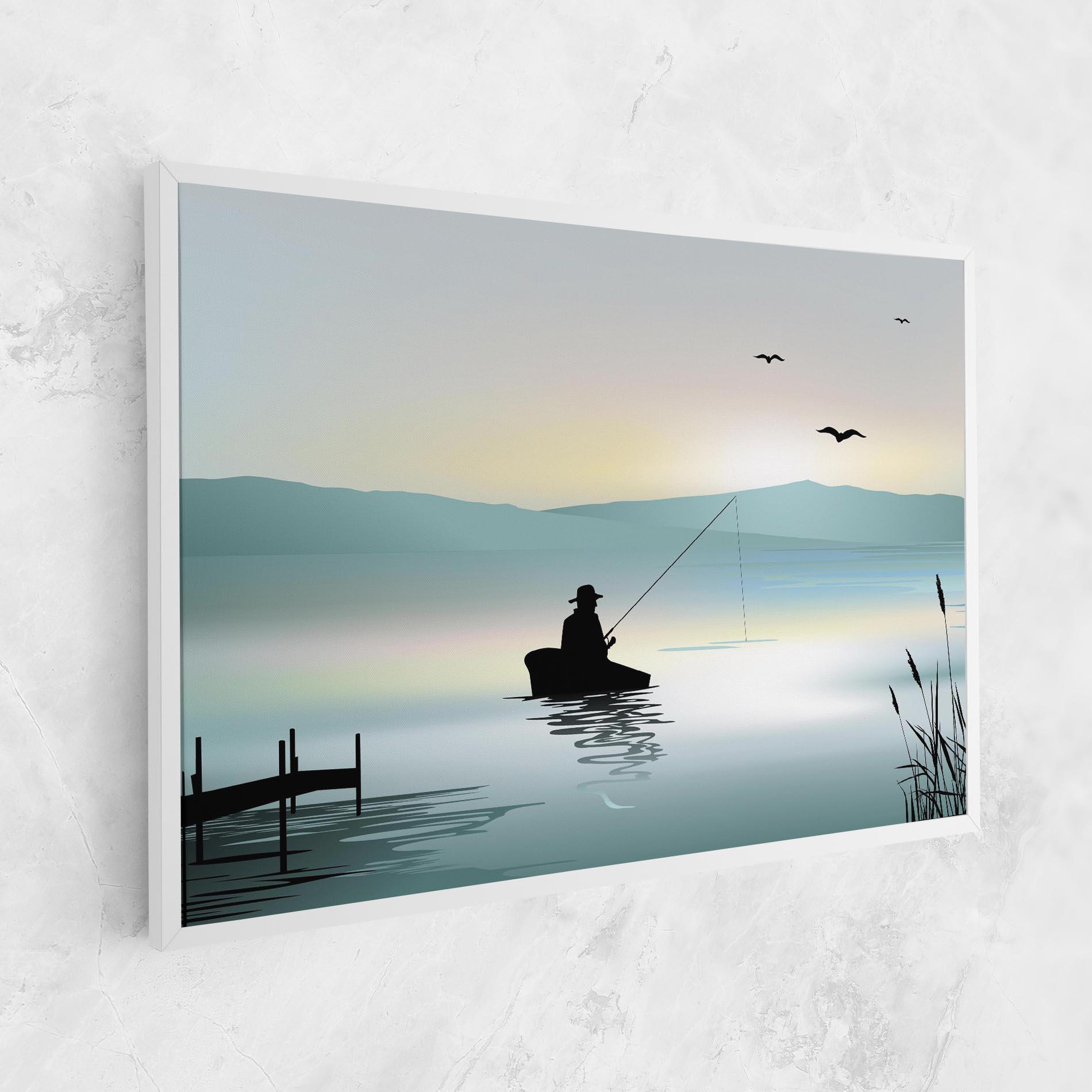 Leinwandbild Fishman Lake View mockup 1