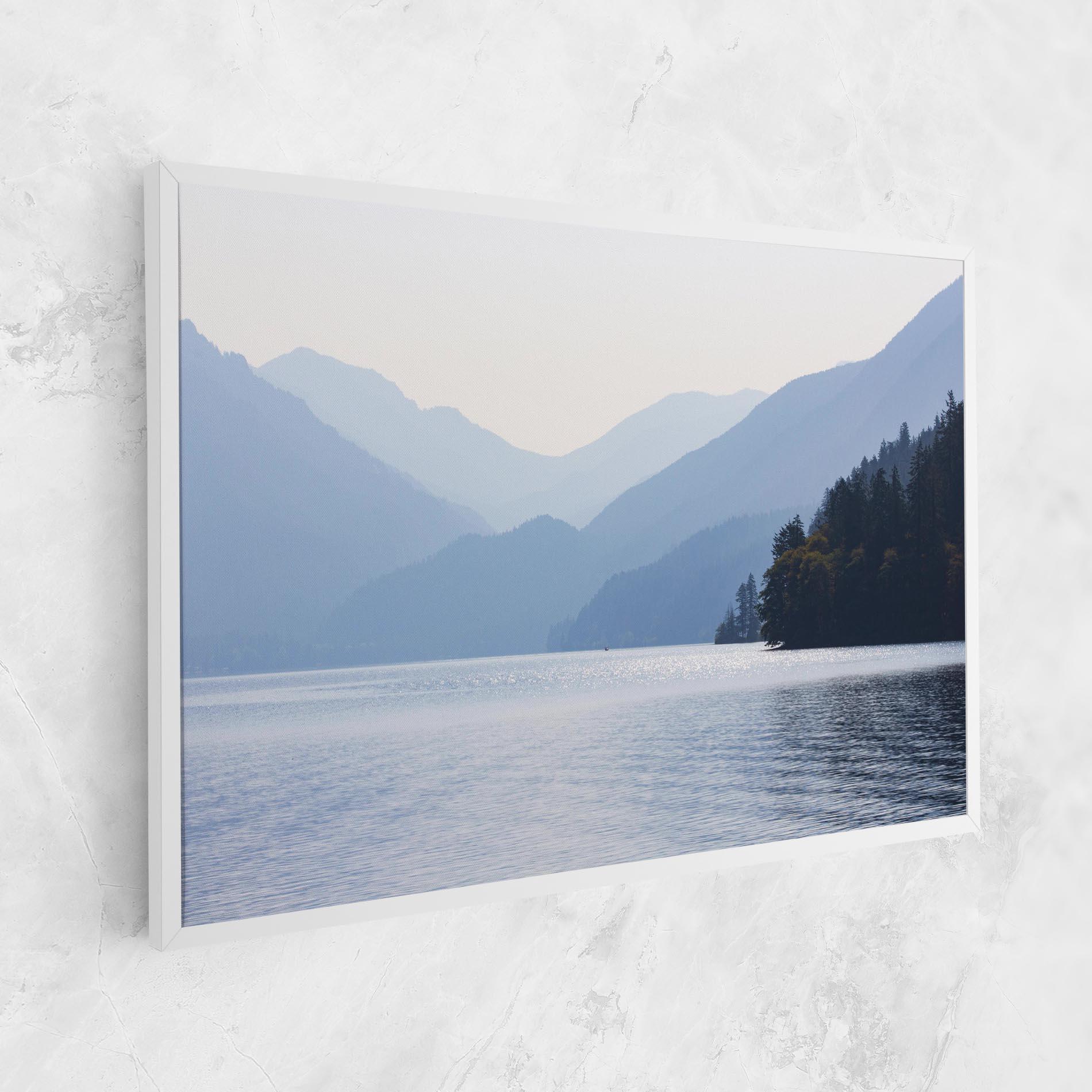 Leinwandbild Grey Lake View mockup 1