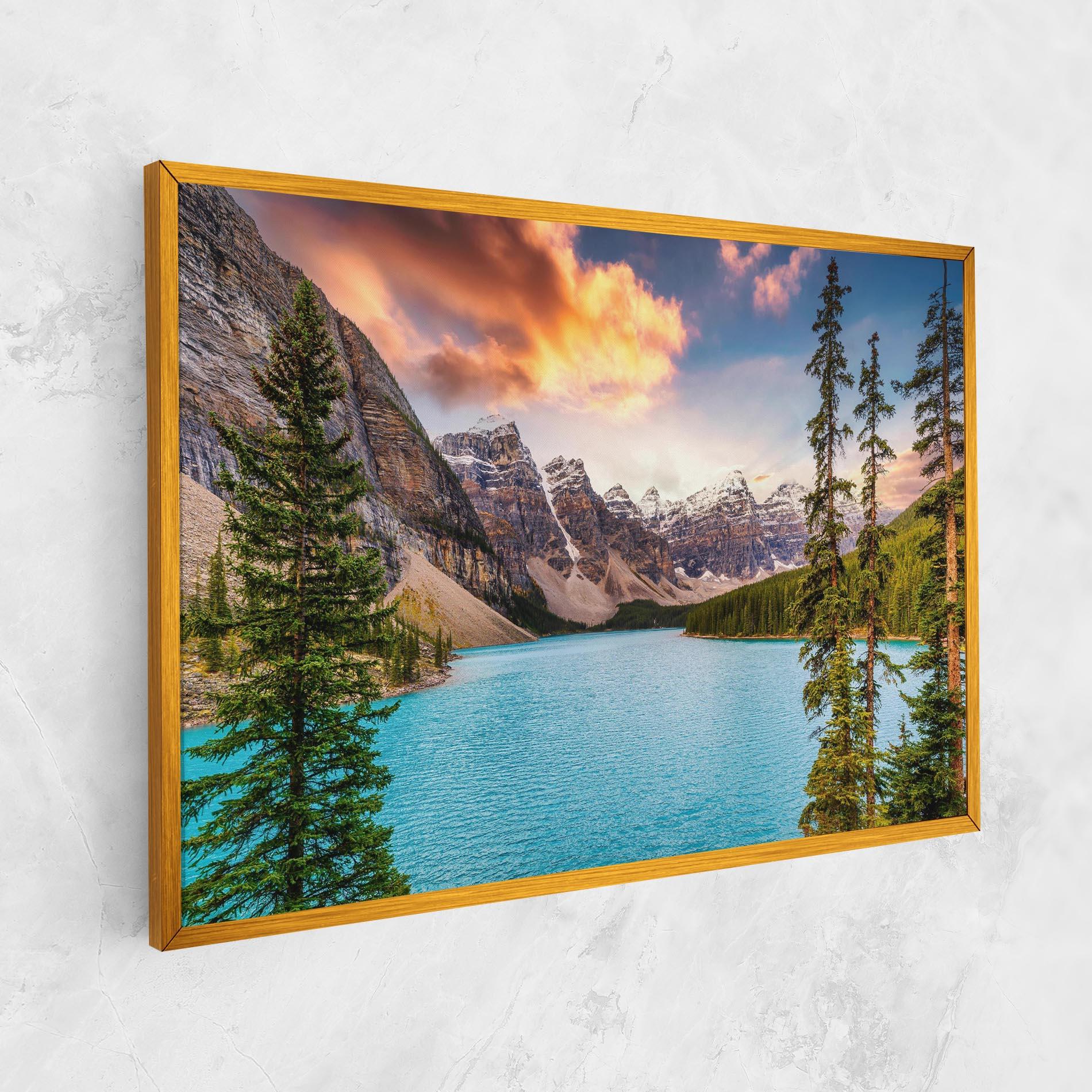 Leinwandbild Blue Magic Lake mockup 1