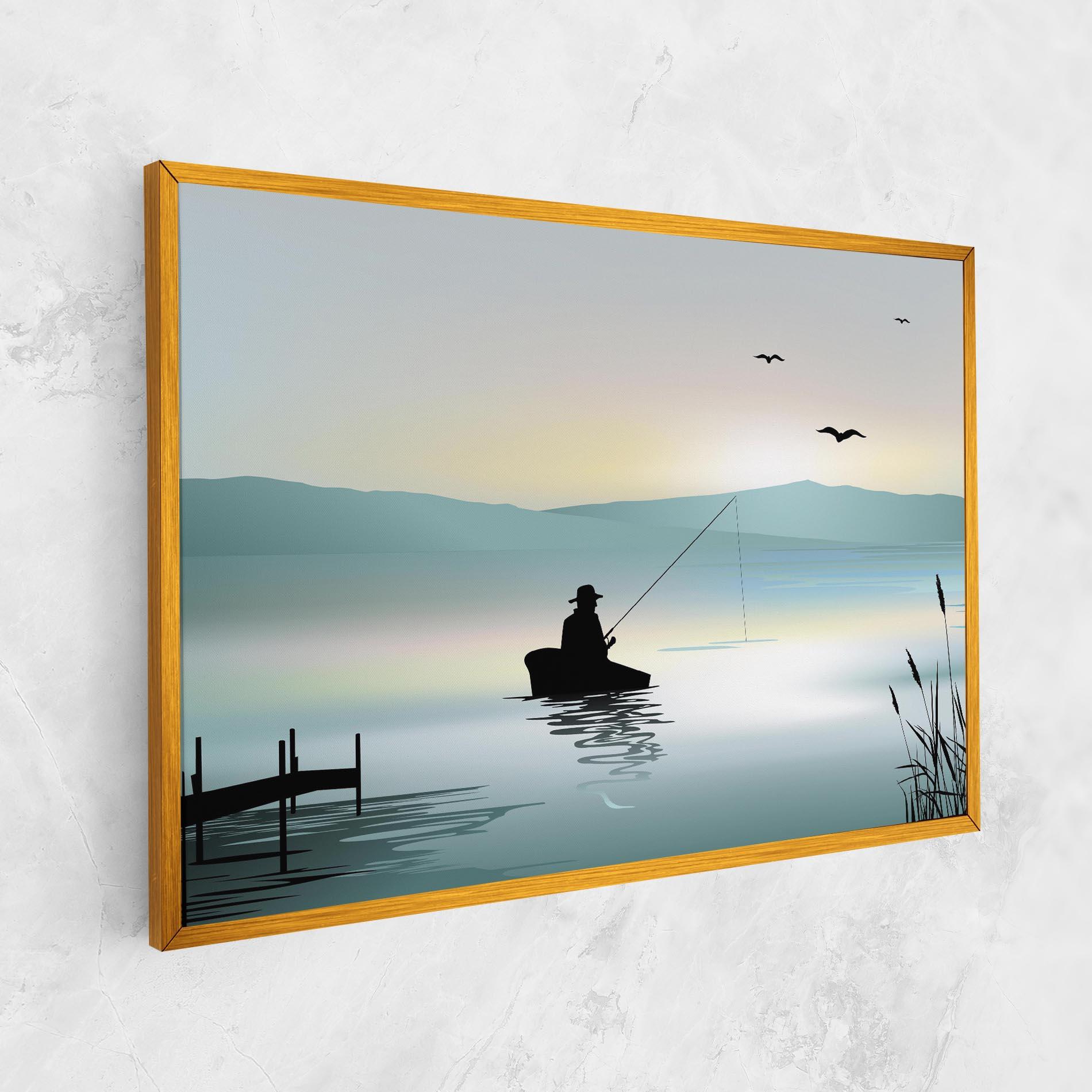 Leinwandbild Fishman Lake View mockup 1
