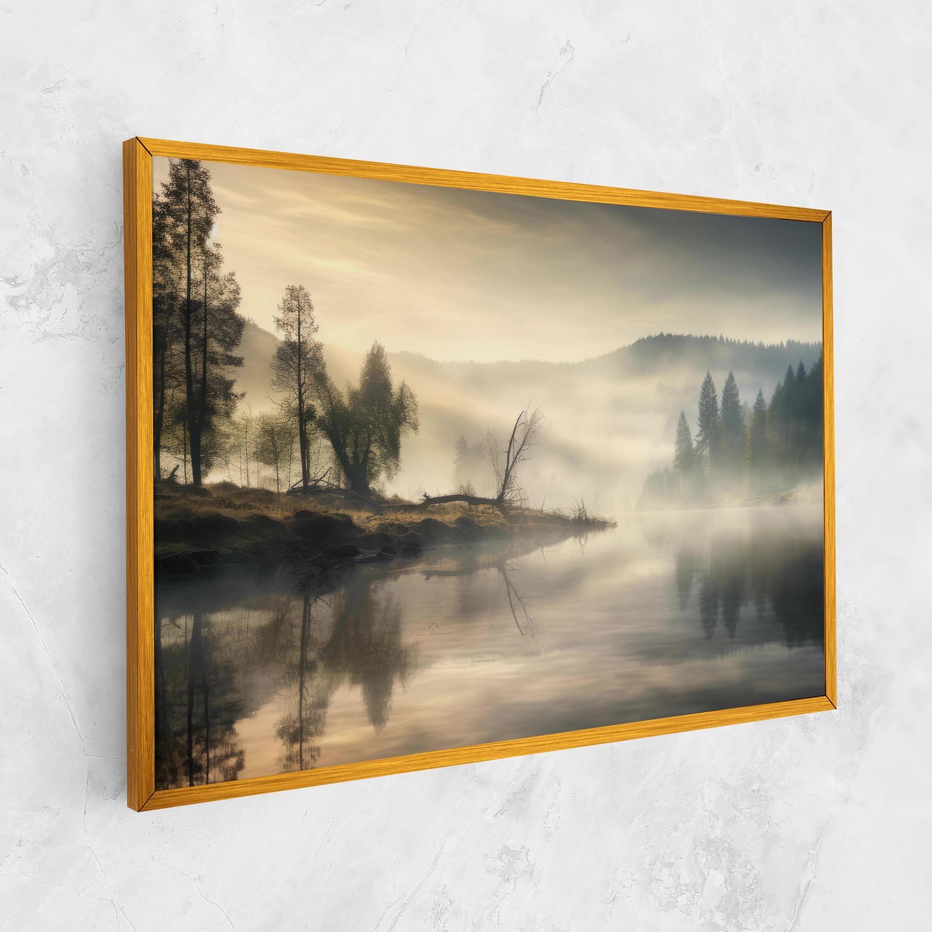 Leinwandbild Foggy Morning mockup 1