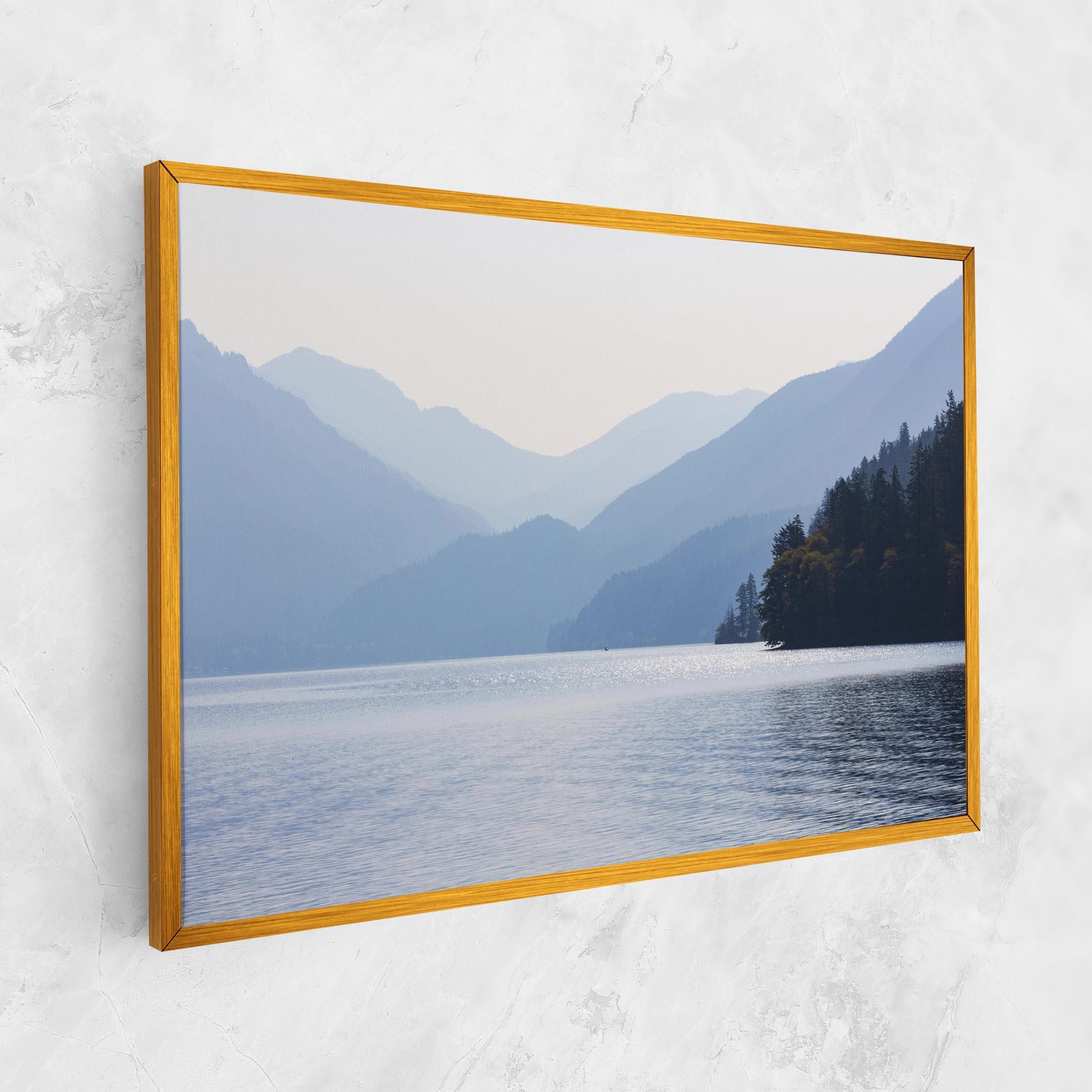 Leinwandbild Grey Lake View mockup 1