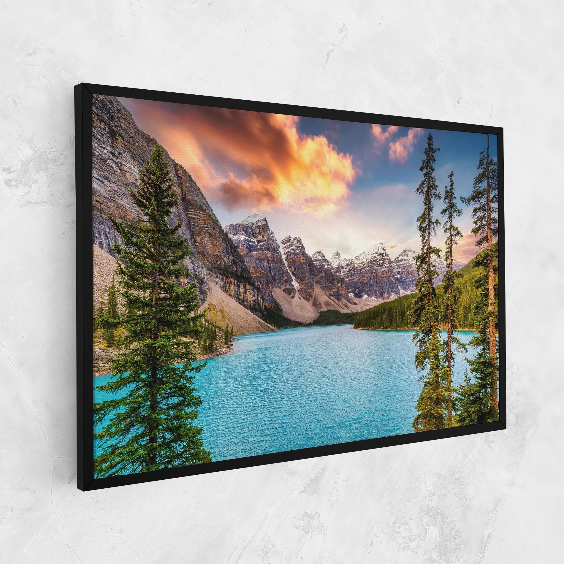 Leinwandbild Blue Magic Lake mockup 1