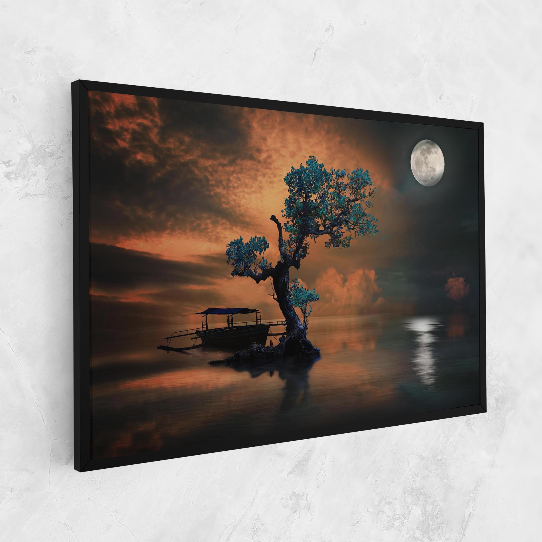 Leinwandbild Blue Tree mockup 1