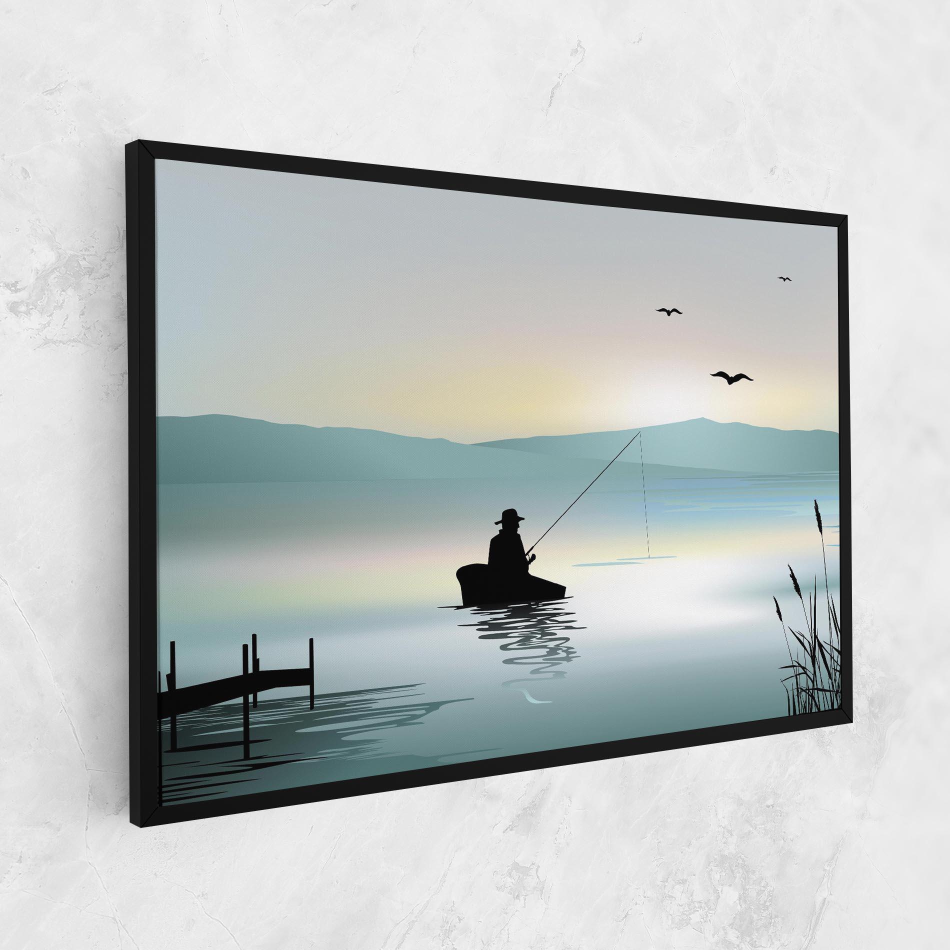 Leinwandbild Fishman Lake View mockup 1
