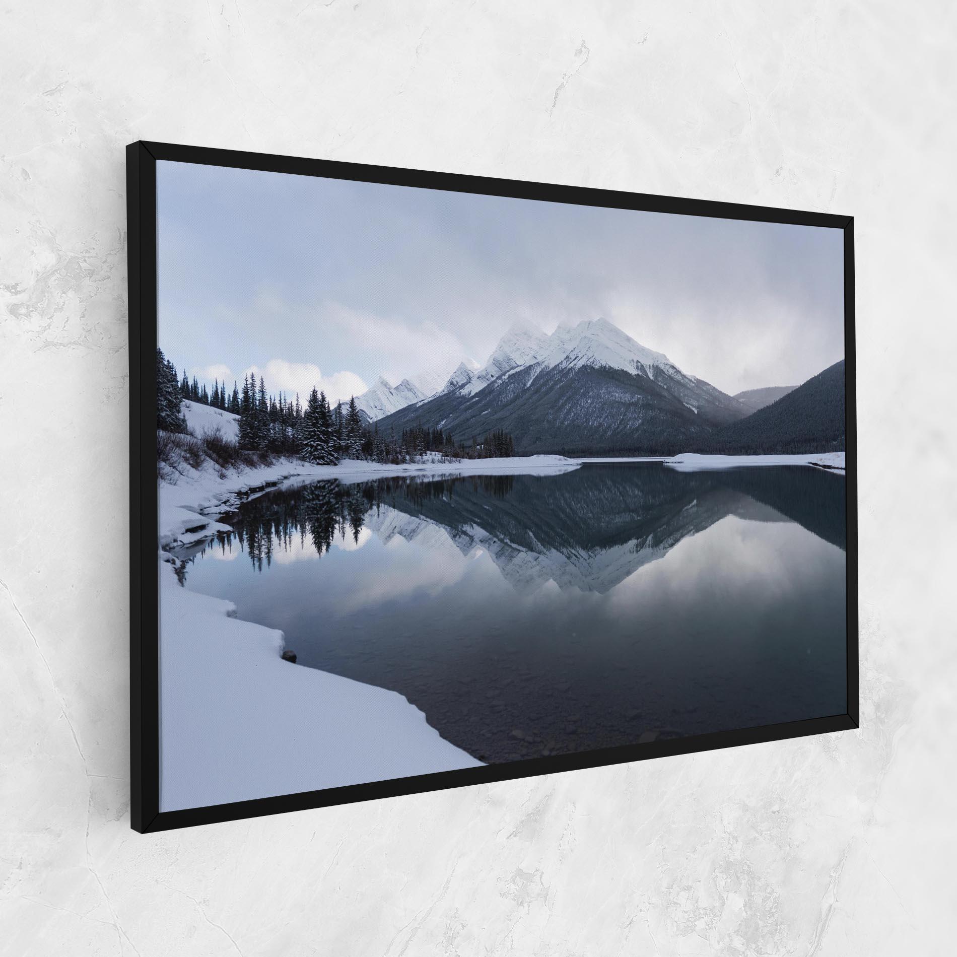 Leinwandbild Grey Lake mockup 1
